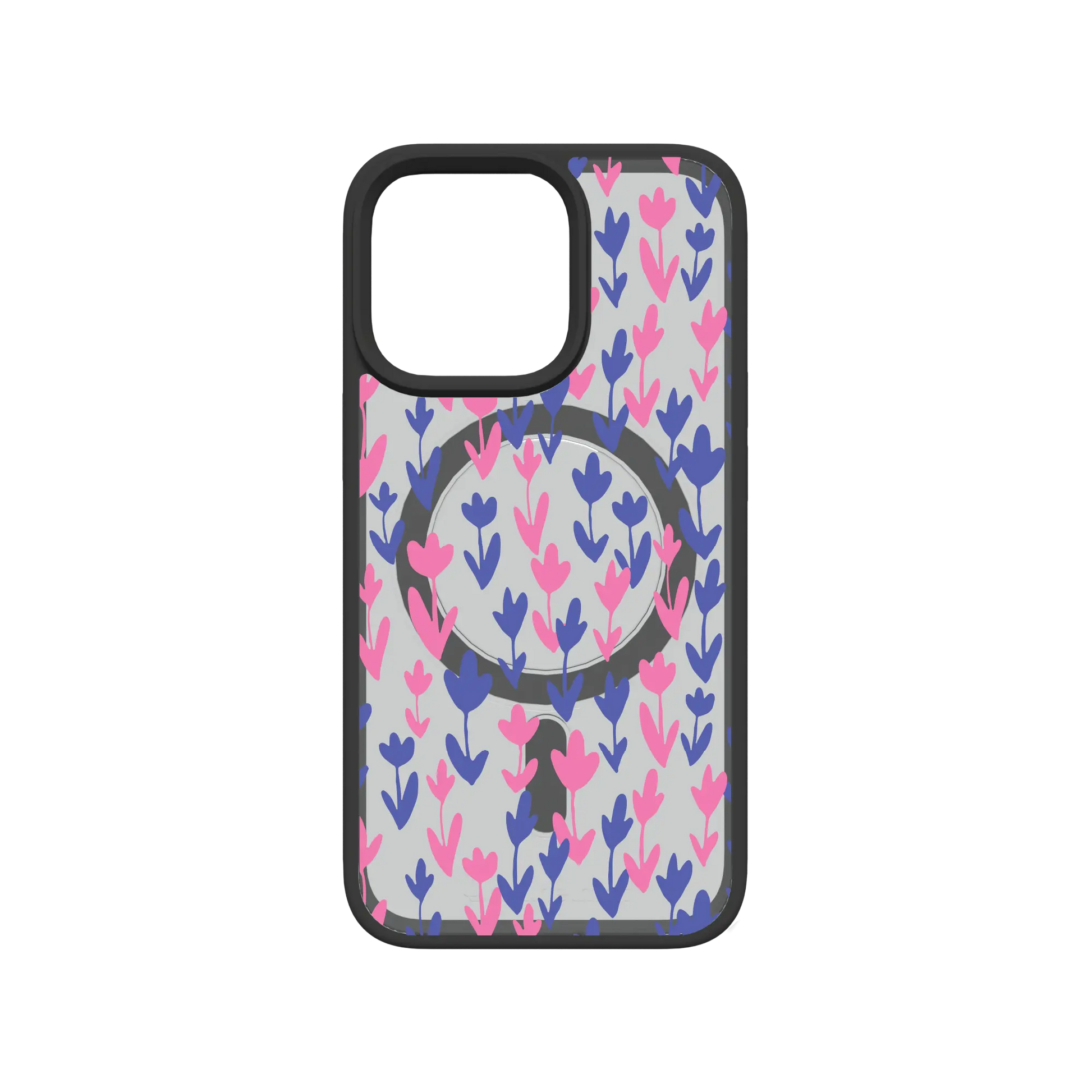 Apple-iPhone-13-Pro-Crystal-Clear Pastel Bloom | Protective MagSafe Case | Flower Series for Apple iPhone 13 Series cellhelmet cellhelmet