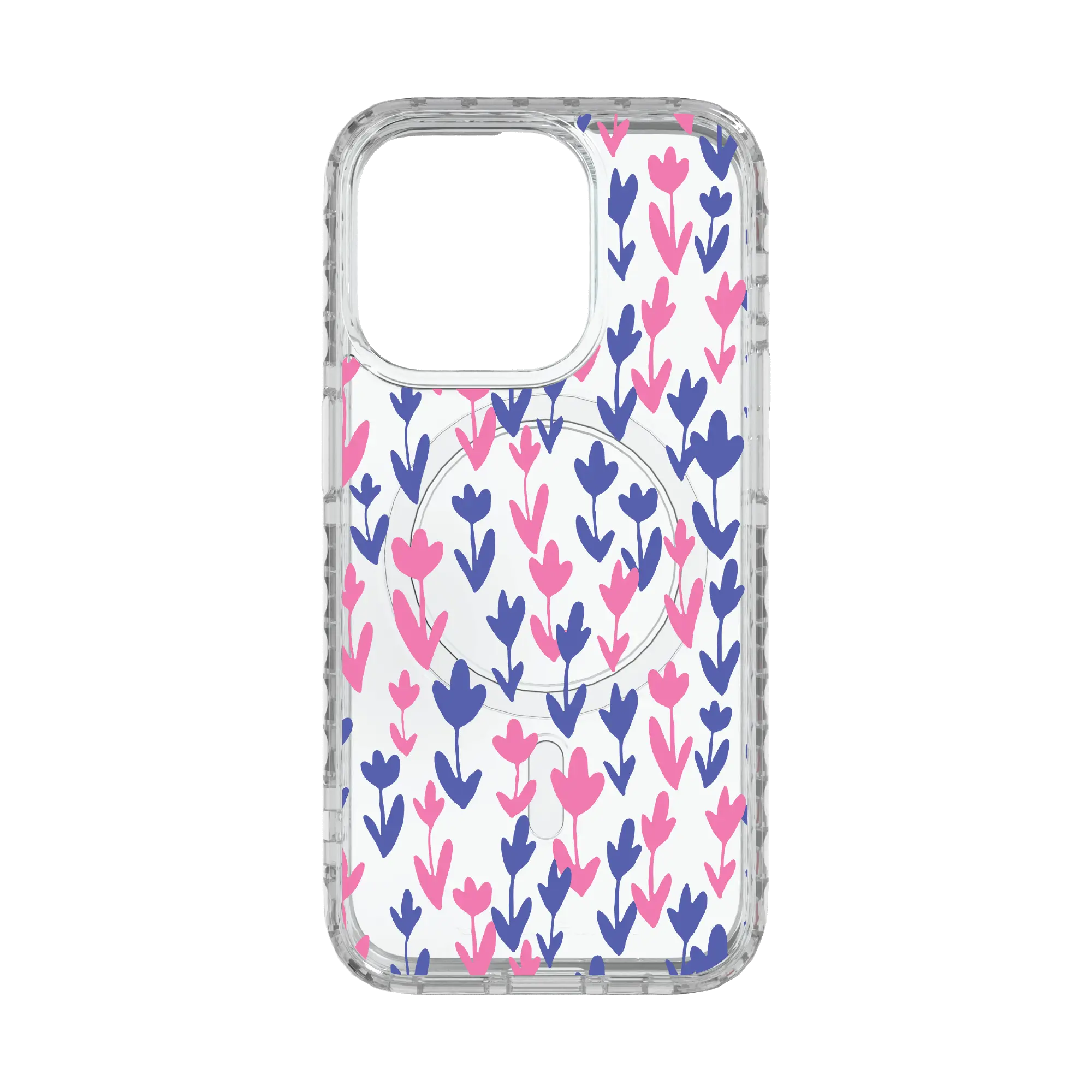 Apple-iPhone-15-Pro-Crystal-Clear Pastel Bloom | Protective MagSafe Case | Flower Series for Apple iPhone 15 Series cellhelmet cellhelmet
