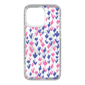 Apple-iPhone-15-Pro-Max-Crystal-Clear Pastel Bloom | Protective MagSafe Case | Flower Series for Apple iPhone 15 Series cellhelmet cellhelmet