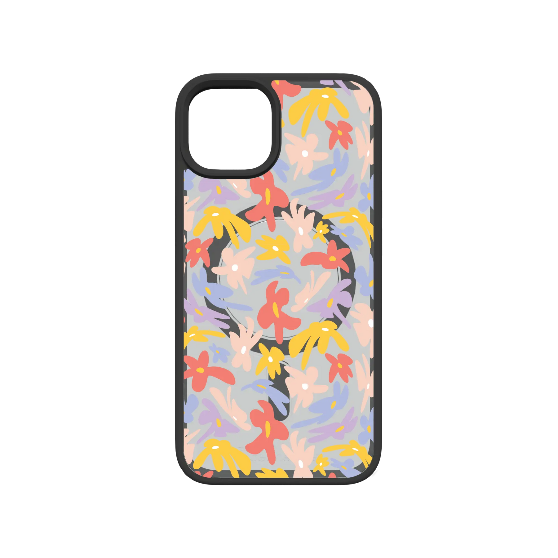 Apple-iPhone-13-Crystal-Clear Petal Dreams | Protective MagSafe Case | Flower Series for Apple iPhone 13 Series cellhelmet cellhelmet