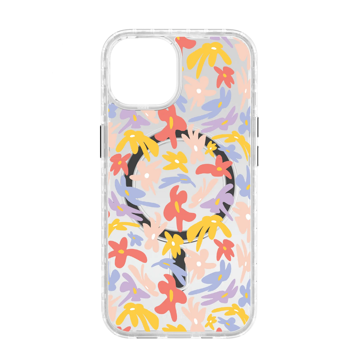 Apple-iPhone-14-Crystal-Clear Petal Dreams | Protective MagSafe Case | Flower Series for Apple iPhone 14 Series cellhelmet cellhelmet