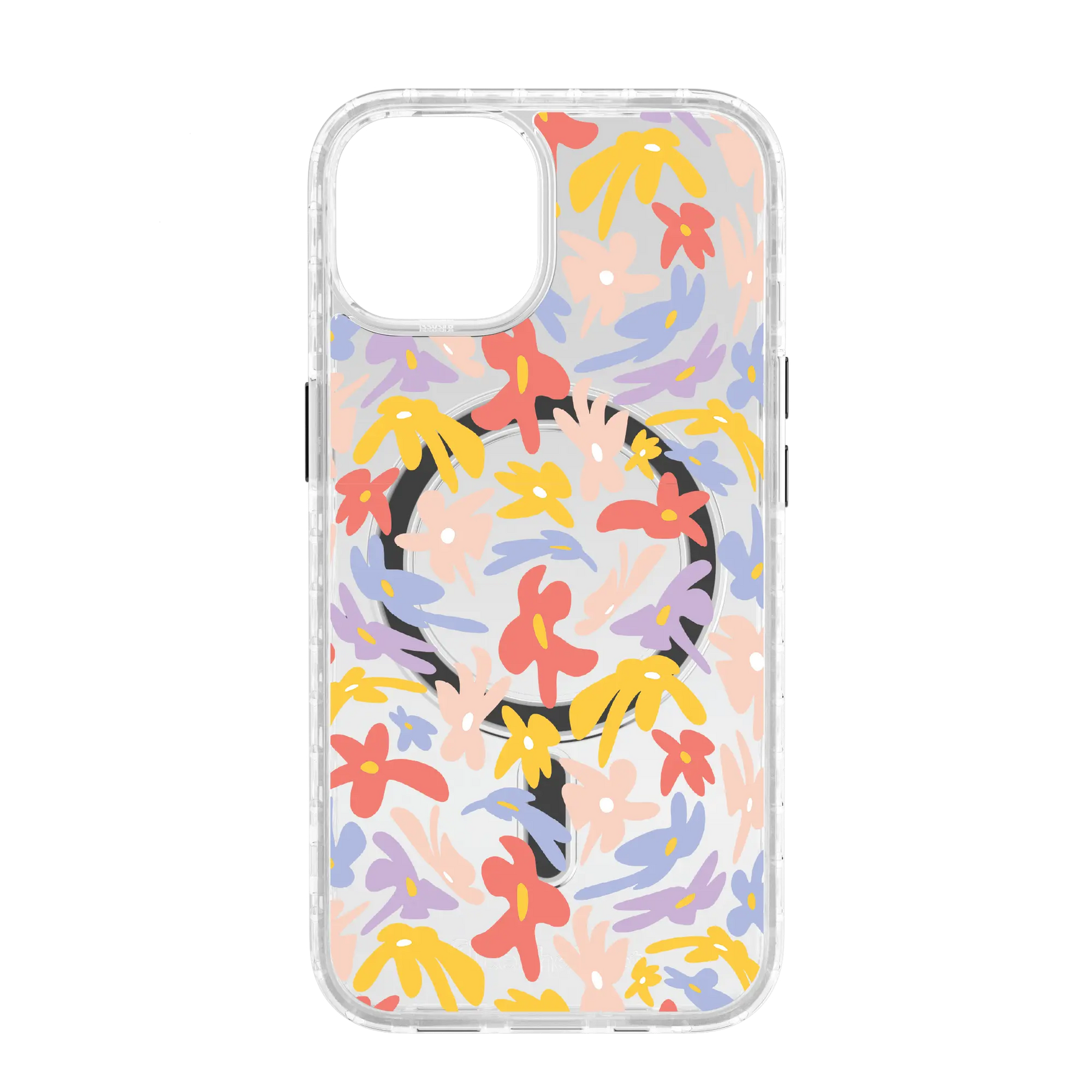 Apple-iPhone-14-Crystal-Clear Petal Dreams | Protective MagSafe Case | Flower Series for Apple iPhone 14 Series cellhelmet cellhelmet