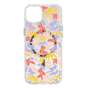 Apple-iPhone-14-Plus-Crystal-Clear Petal Dreams | Protective MagSafe Case | Flower Series for Apple iPhone 14 Series cellhelmet cellhelmet