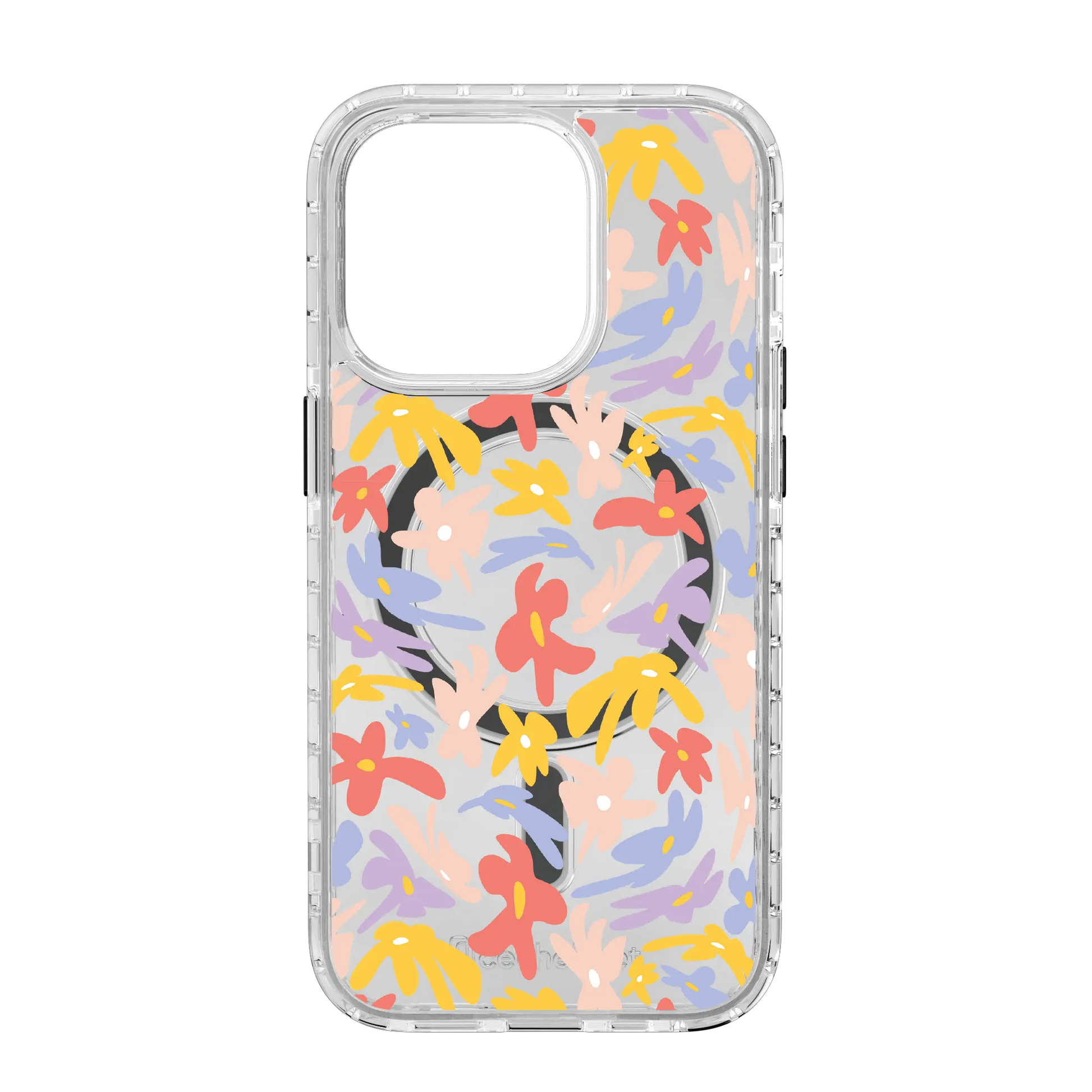 Apple-iPhone-14-Pro-Crystal-Clear Petal Dreams | Protective MagSafe Case | Flower Series for Apple iPhone 14 Series cellhelmet cellhelmet