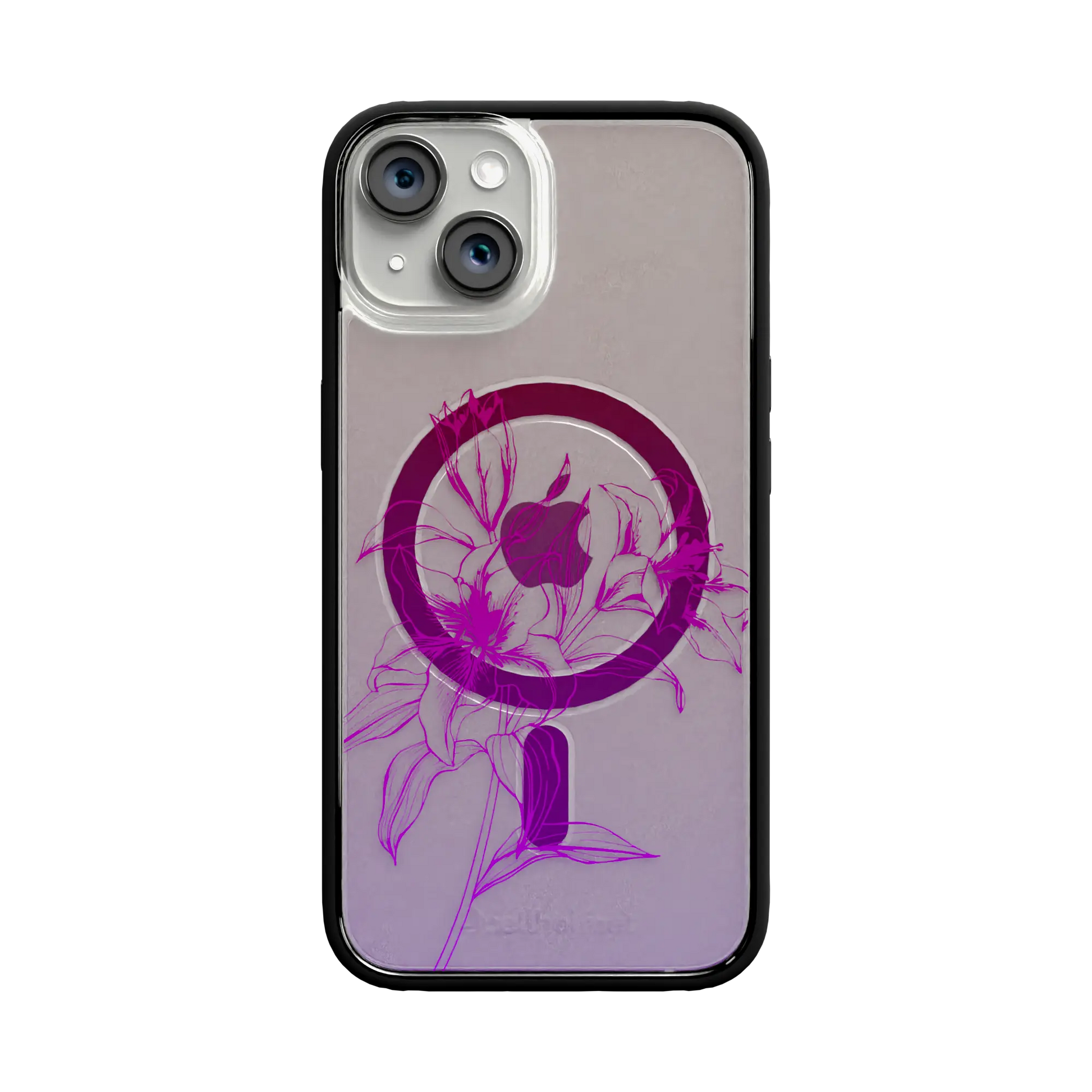 Apple-iPhone-12-12-Pro-Crystal-Clear Pink Prism | Protective MagSafe Case | Ombre Bouquet Collection for Apple iPhone 12 Series cellhelmet cellhelmet