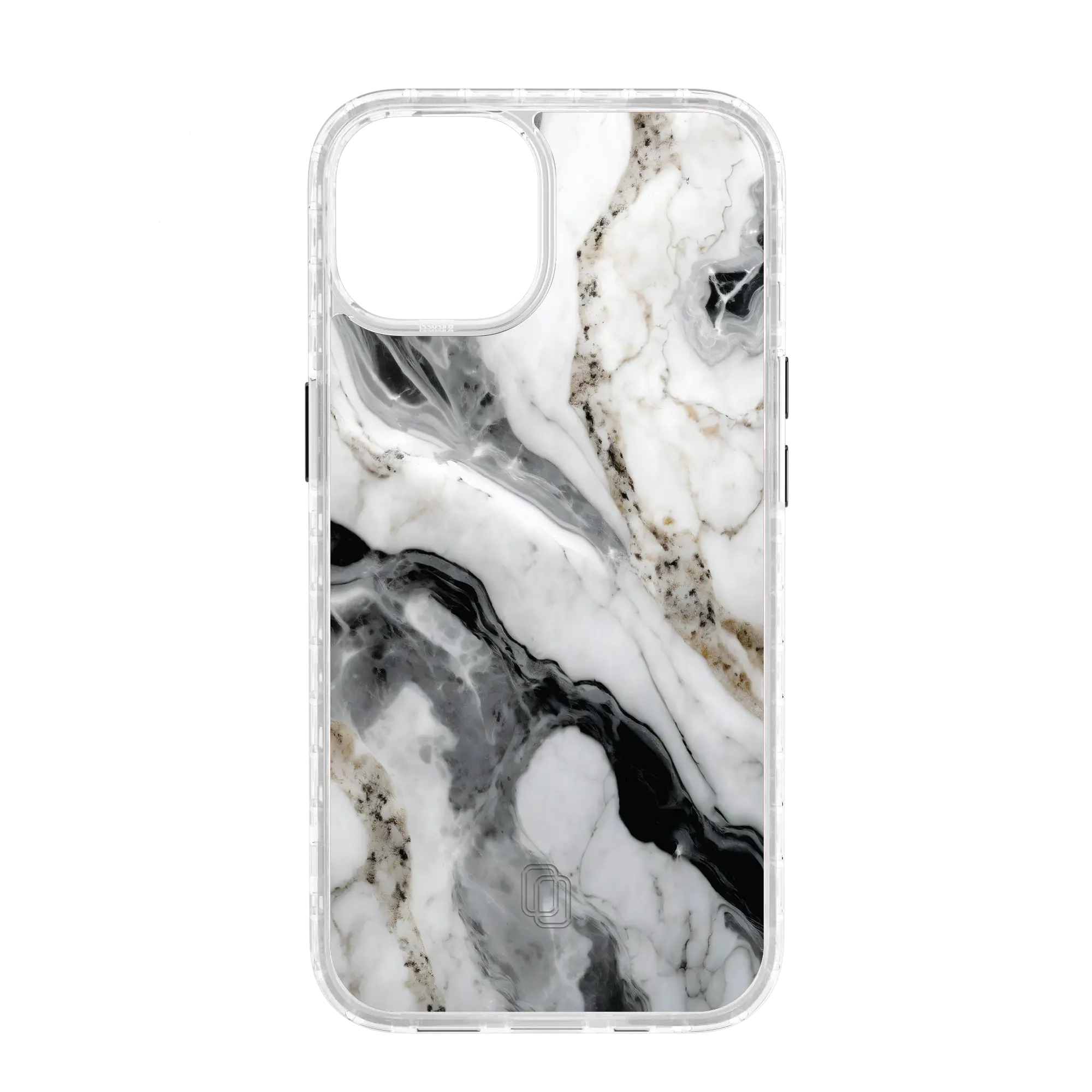 Apple-iPhone-14-Crystal-Clear Pure Snow | Protective MagSafe White Marble Case | Marble Stone Collection for Apple iPhone 14 Series cellhelmet cellhelmet