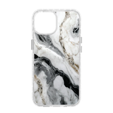 Apple-iPhone-14-Crystal-Clear Pure Snow | Protective MagSafe White Marble Case | Marble Stone Collection for Apple iPhone 14 Series cellhelmet cellhelmet