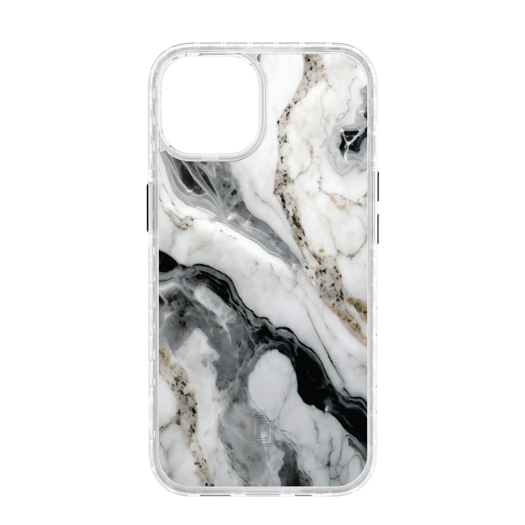 Apple-iPhone-14-Crystal-Clear Pure Snow | Protective MagSafe White Marble Case | Marble Stone Collection for Apple iPhone 14 Series cellhelmet cellhelmet