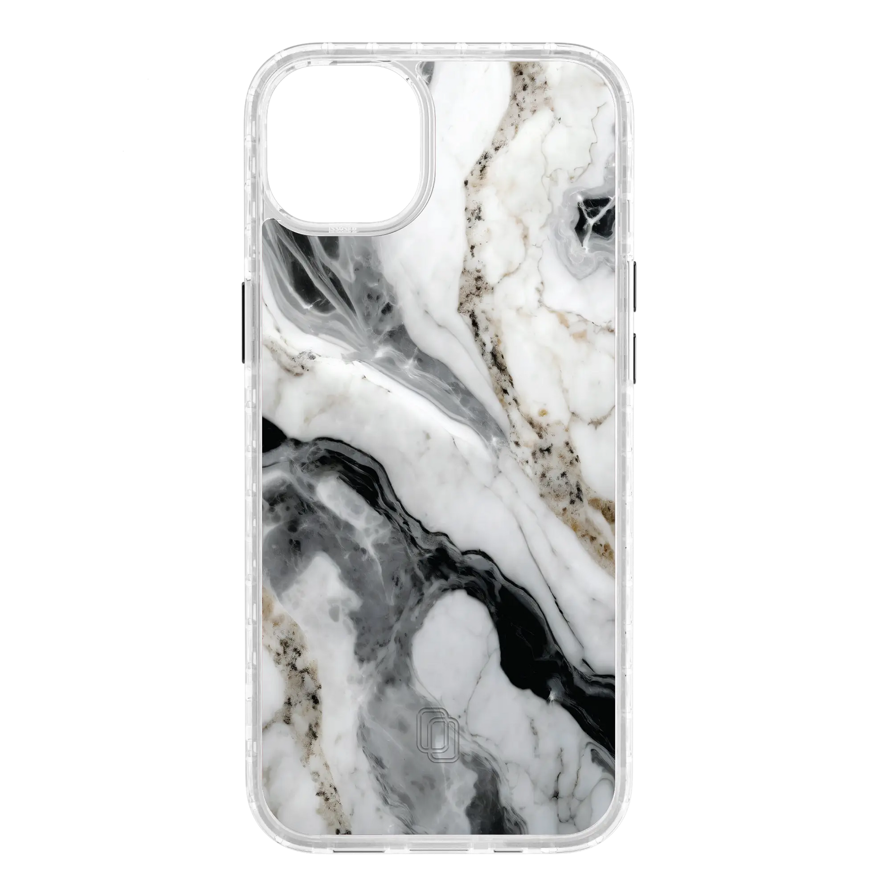Apple-iPhone-14-Plus-Crystal-Clear Pure Snow | Protective MagSafe White Marble Case | Marble Stone Collection for Apple iPhone 14 Series cellhelmet cellhelmet