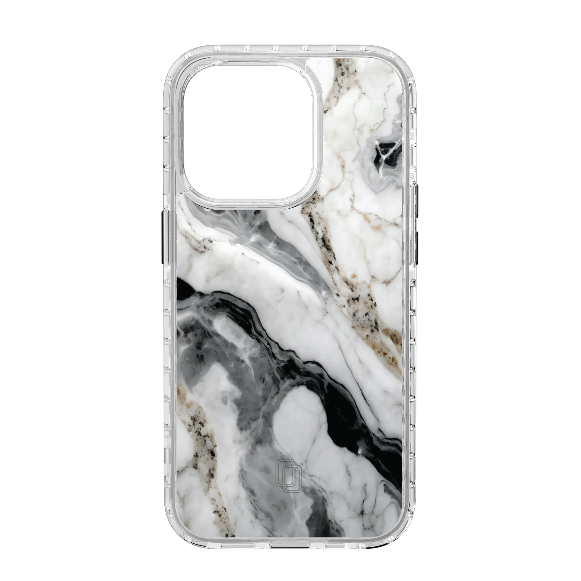 Apple-iPhone-14-Pro-Crystal-Clear Pure Snow | Protective MagSafe White Marble Case | Marble Stone Collection for Apple iPhone 14 Series cellhelmet cellhelmet