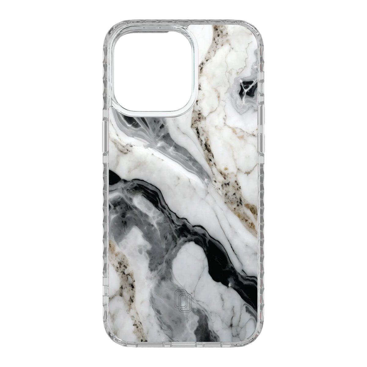 Apple-iPhone-15-Pro-Max-Crystal-Clear Pure Snow | Protective MagSafe White Marble Case | Marble Stone Collection for Apple iPhone 15 Series cellhelmet cellhelmet