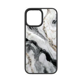Apple-iPhone-13-Pro-Max-Crystal-Clear Pure Snow | Protective MagSafe White Marble Case | Marble Stone Series for Apple iPhone 13 Series cellhelmet cellhelmet