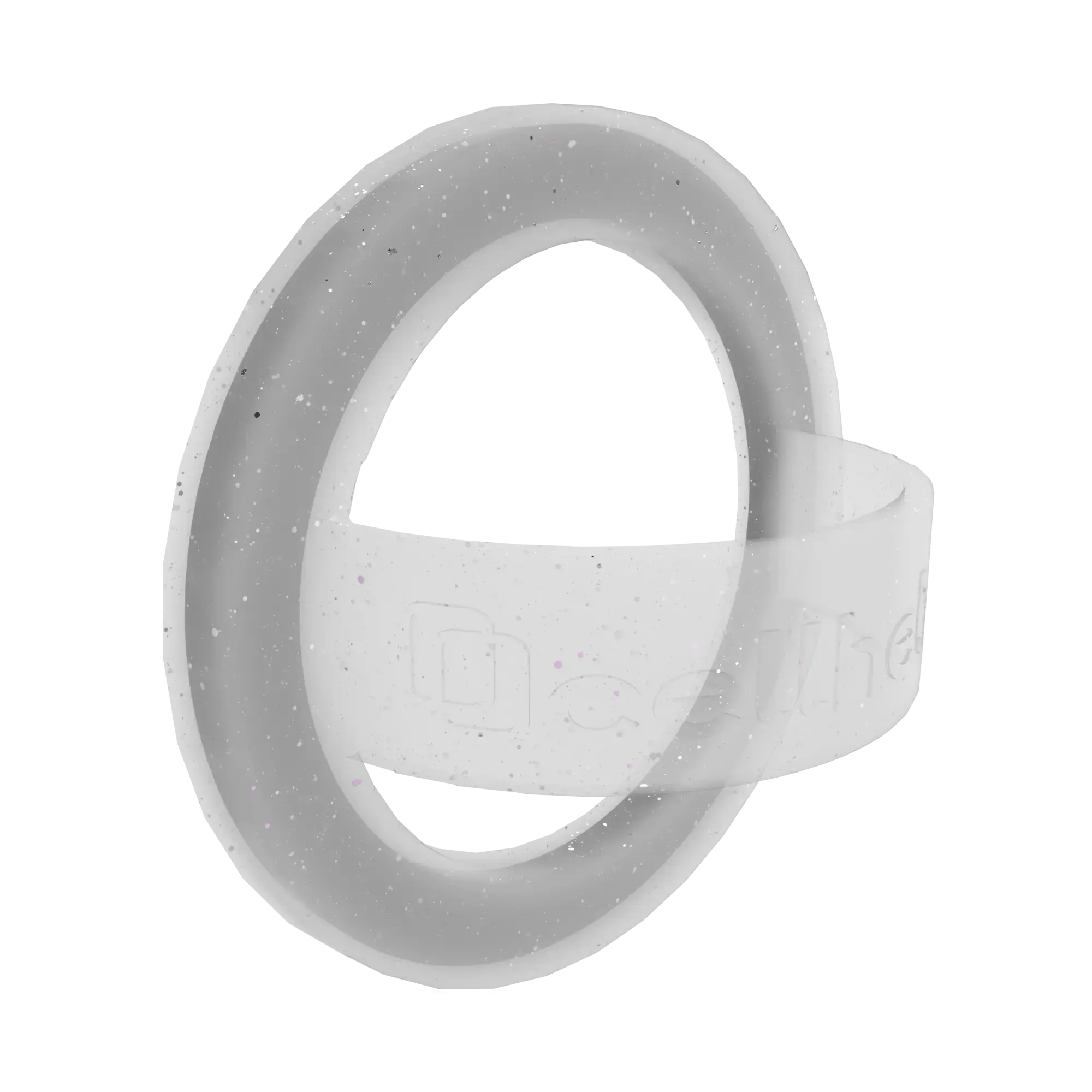 Ring Thing - MagSafe Compatible Silicone Ring Phone Grip - Glitter Clear