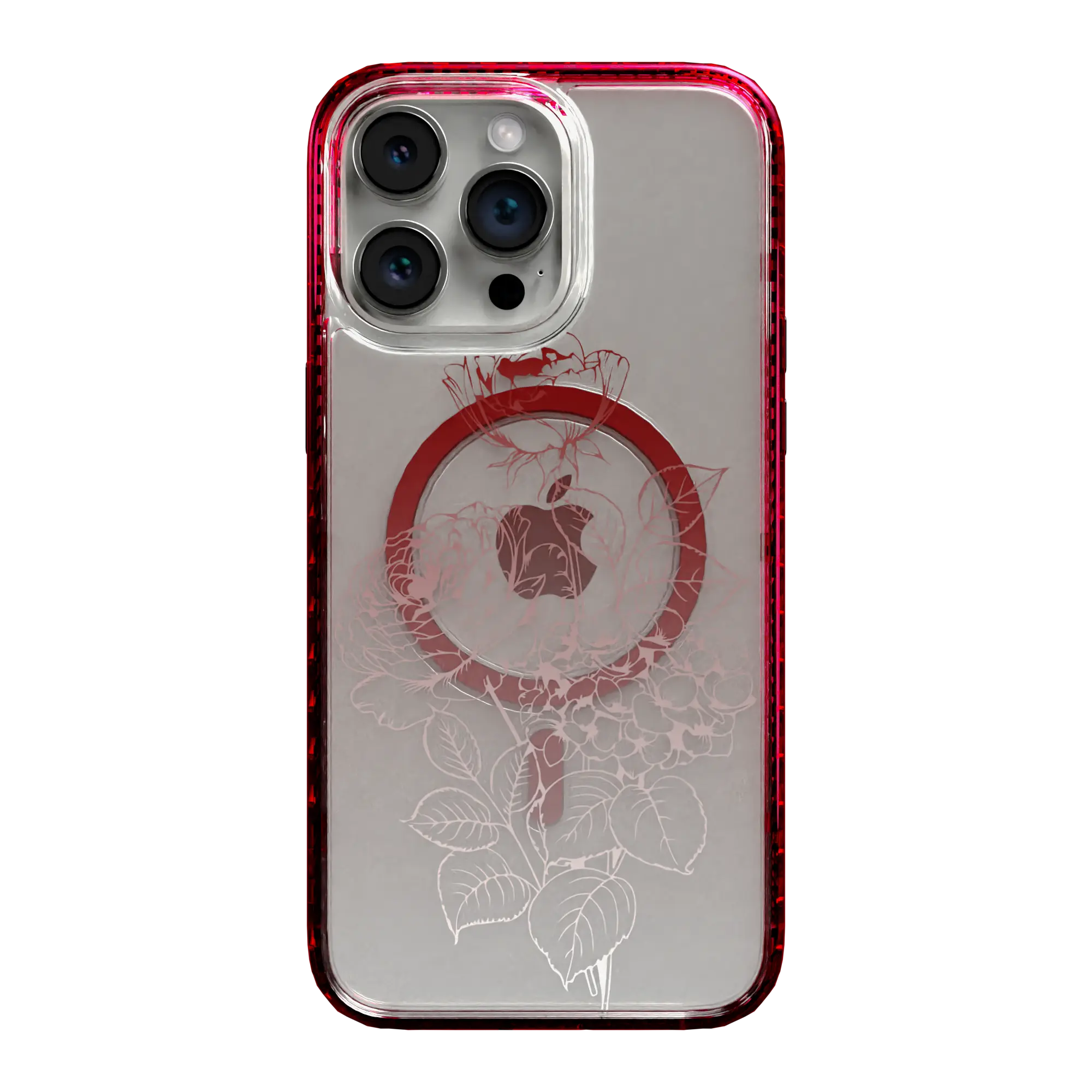 Apple-iPhone-14-Pro-Max-Turbo-Red Rosewood Radiance | Protective MagSafe Case | Ombre Bouquet Collection for Apple iPhone 14 Series cellhelmet cellhelmet