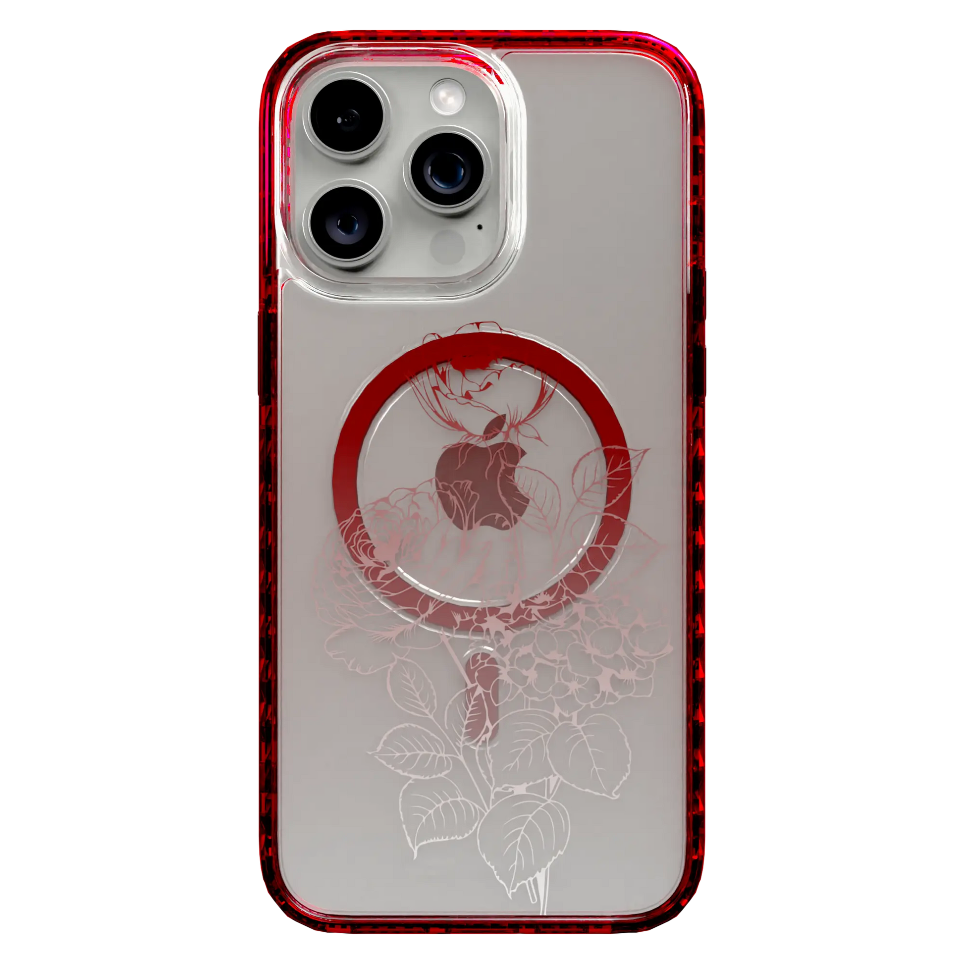 Rosewood Radiance | Protective MagSafe Case | Ombre Bouquet Collection for Apple iPhone 14 Series cellhelmet cellhelmet
