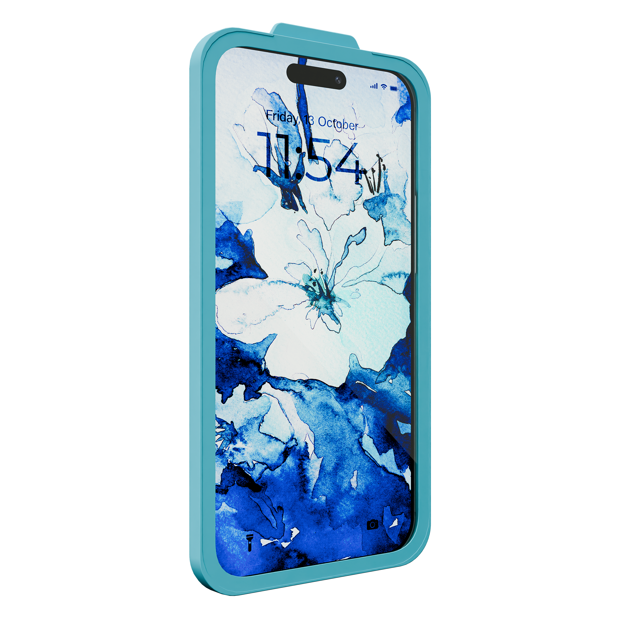 Blue Light Blocking Tempered Glass for iPhone 16 w/ Alignment tray and Anti-Microbial