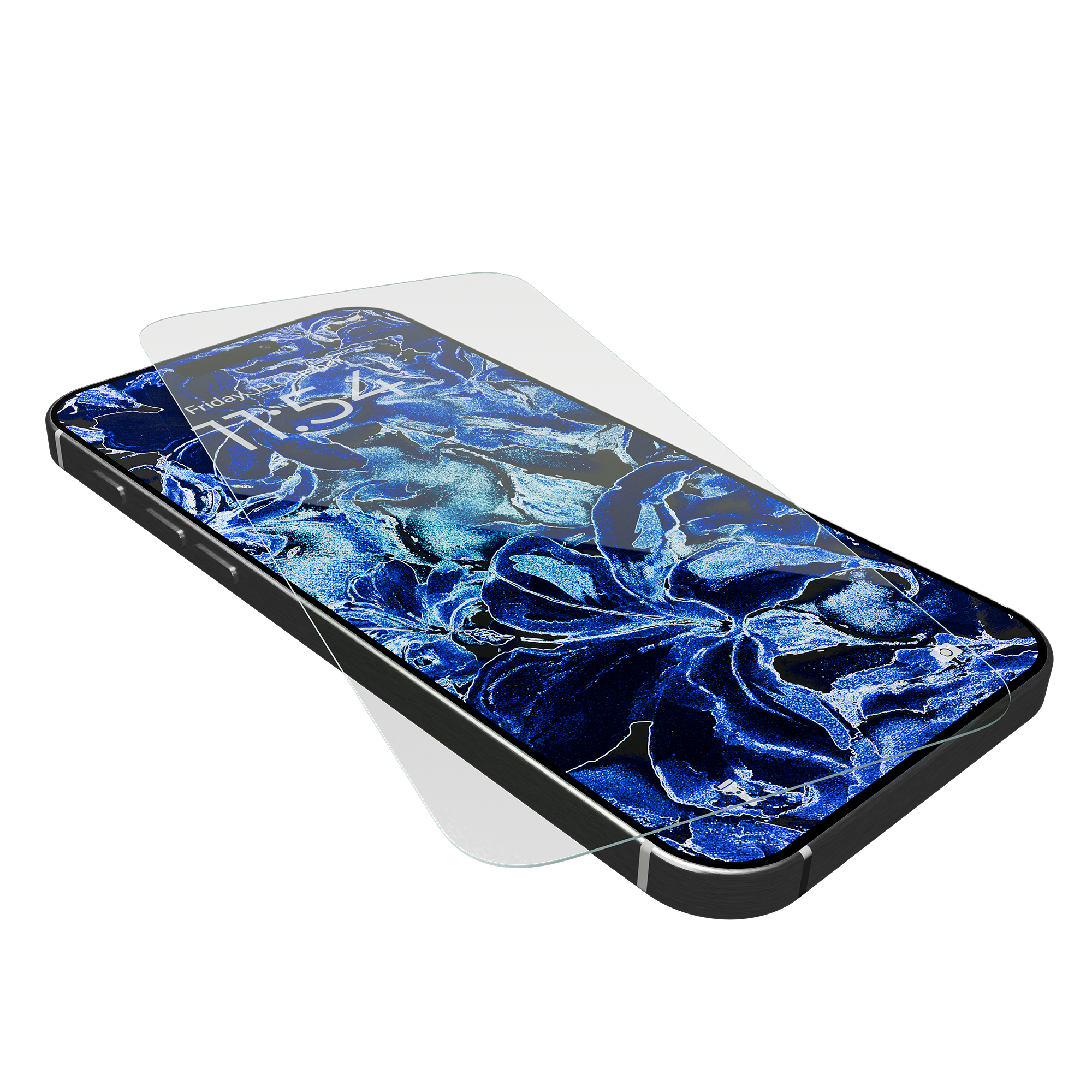 Blue Light Blocking Tempered Glass for iPhone 17 /  16 Pro w/ Alignment tray and Anti-Microbial