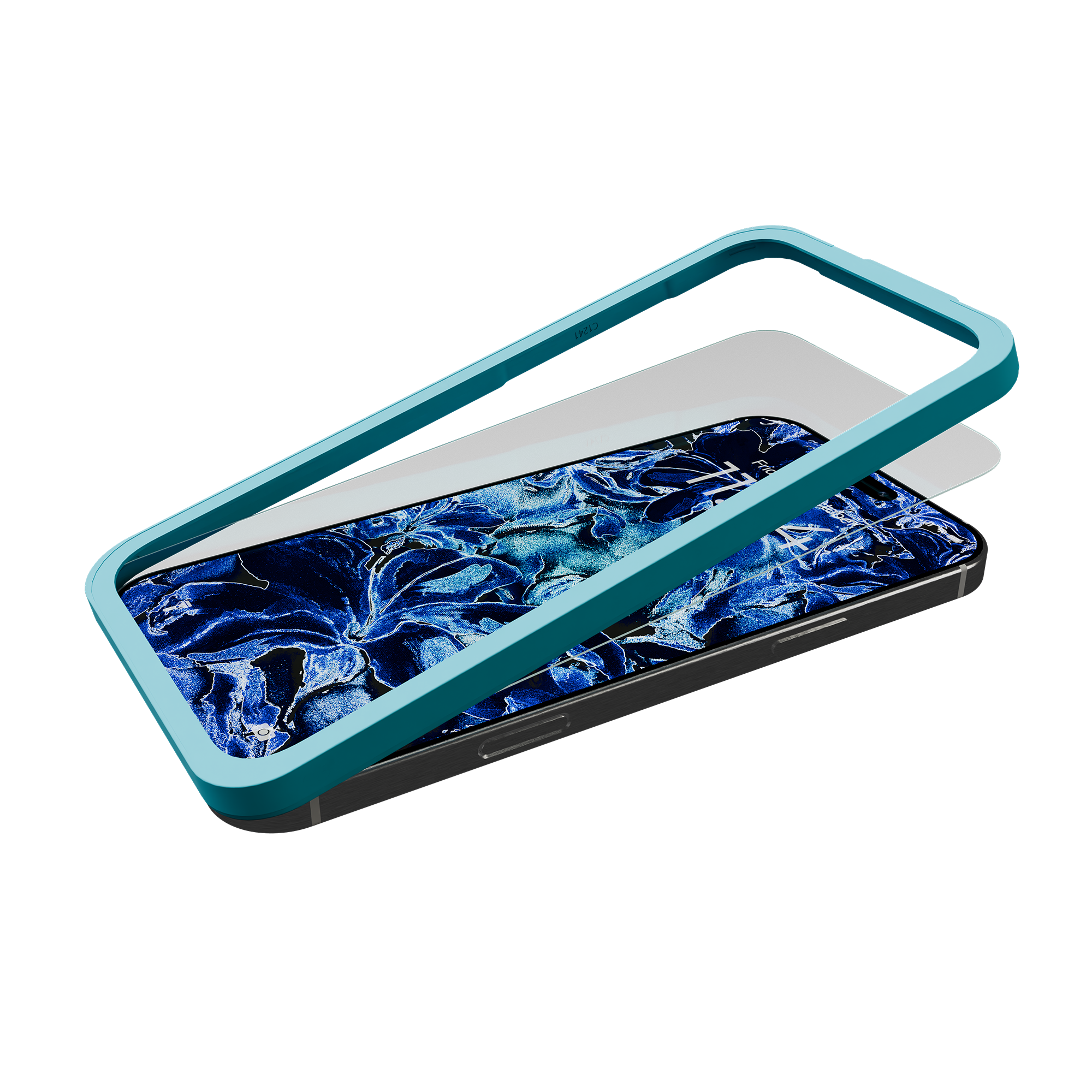 Blue Light Blocking Tempered Glass for iPhone 17 /  16 Pro w/ Alignment tray and Anti-Microbial