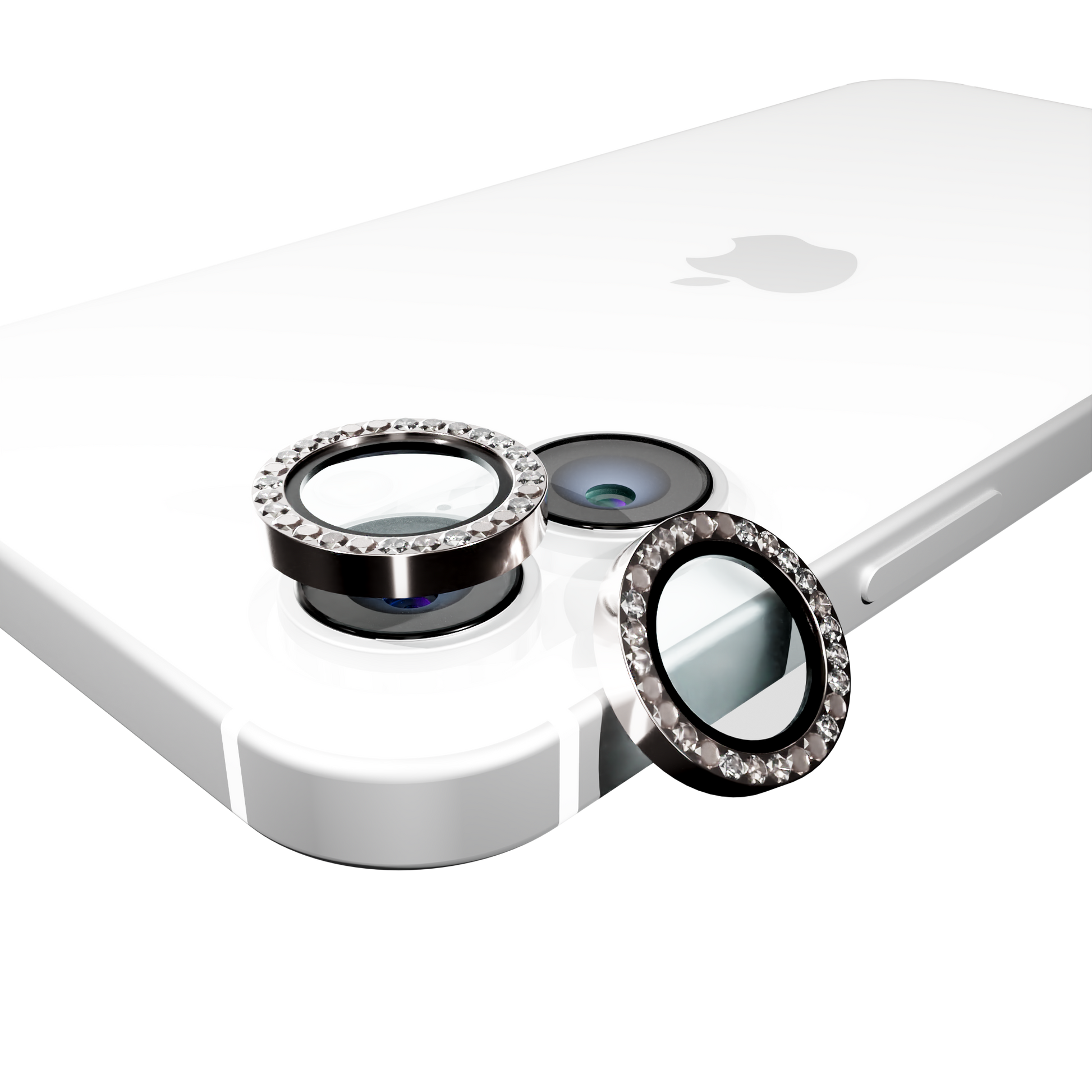 Tempered Camera Glass for iPhone 16 / 16 Plus Individual Lens Covers / Crystal