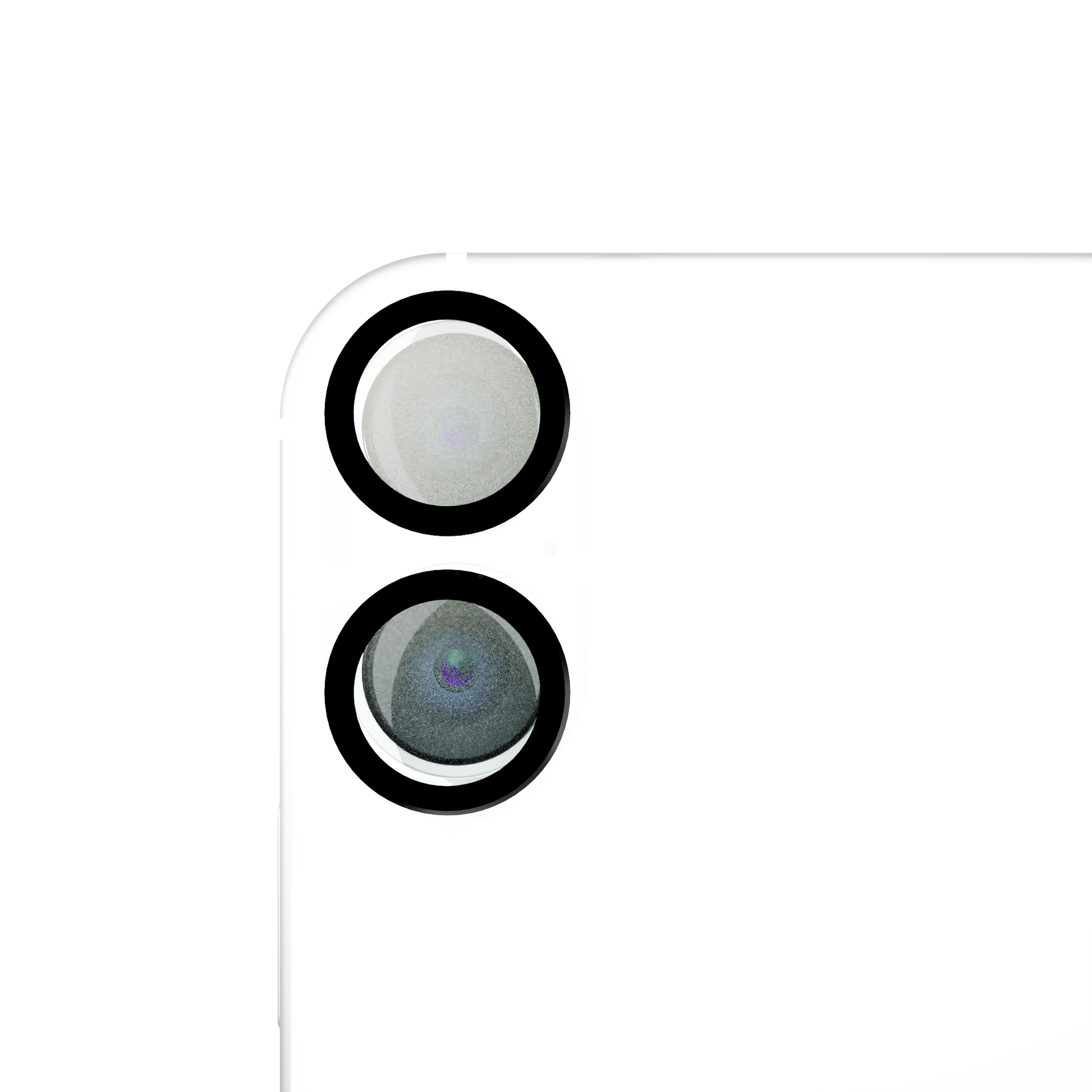 Tempered Camera Glass for iPhone 16 / 16 Plus Individual Lens Covers / Black