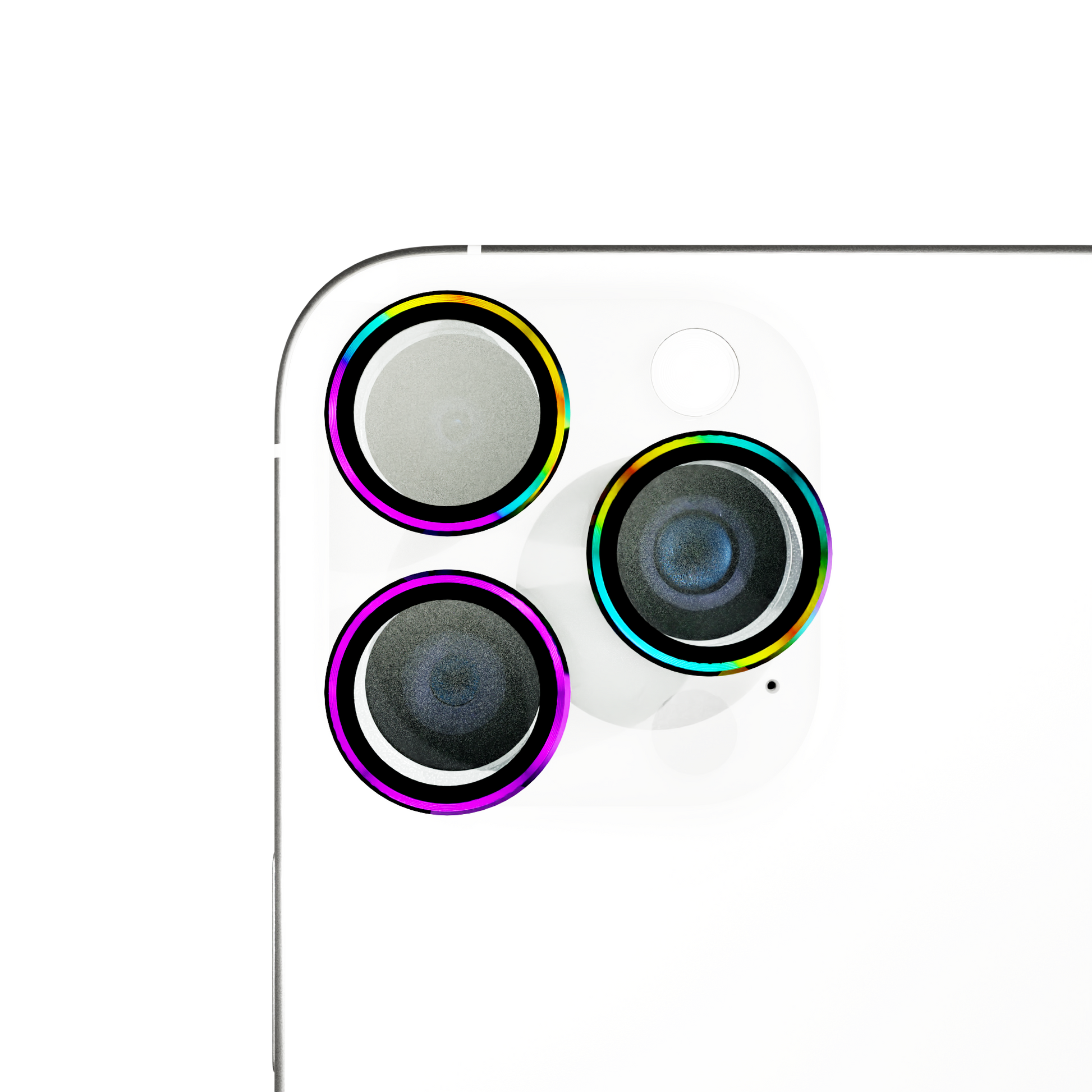 Tempered Camera Glass for iPhone 16 Pro / 16 Pro Max Individual Lens Covers / Glitter