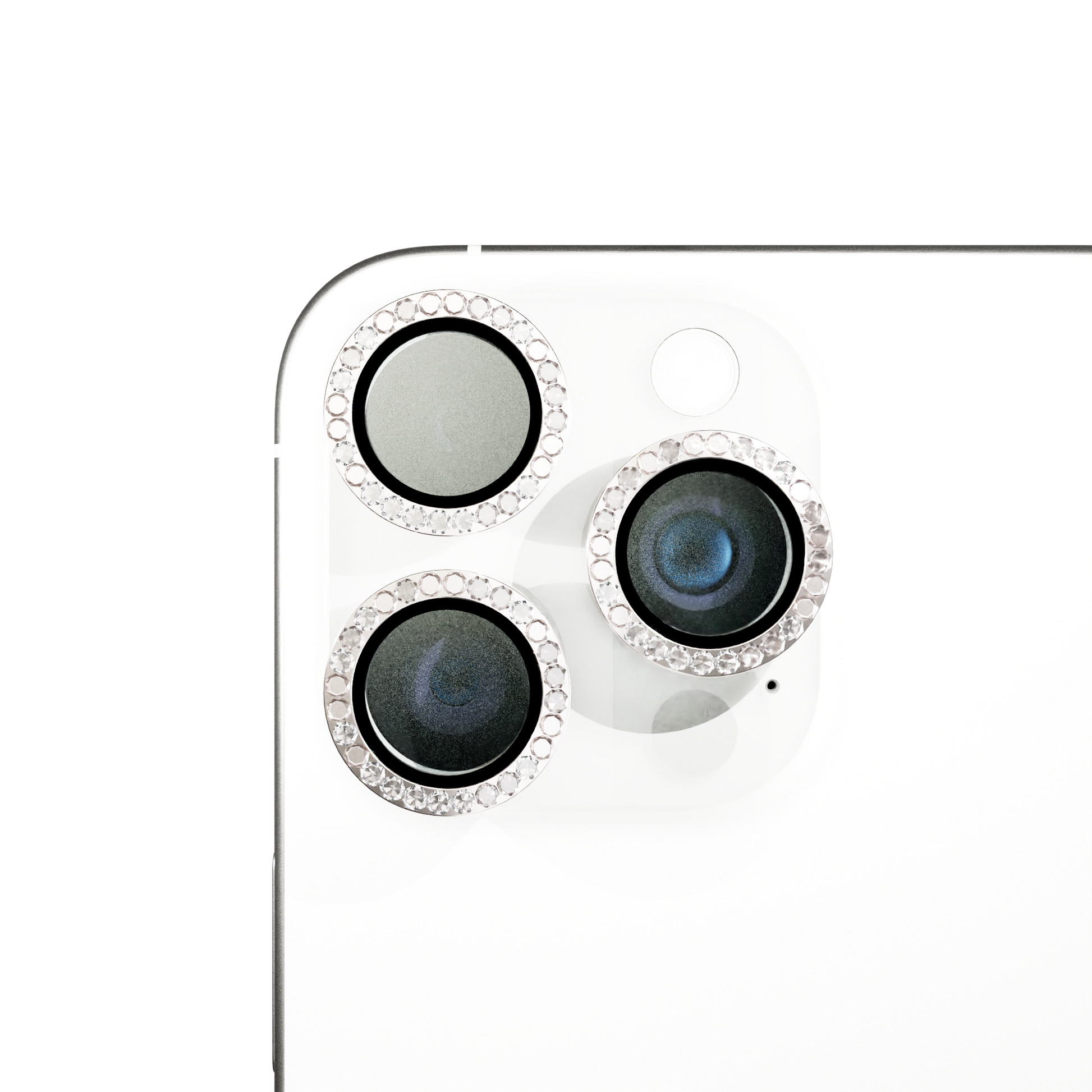 Tempered Camera Glass for iPhone 16 Pro / 16 Pro Max Individual Lens Covers / Iridescent