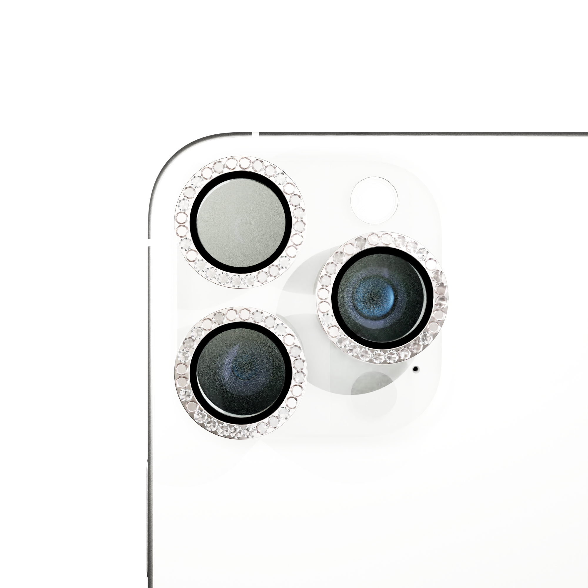 Tempered Camera Glass for iPhone 16 Pro / 16 Pro Max Individual Lens Covers / Iridescent
