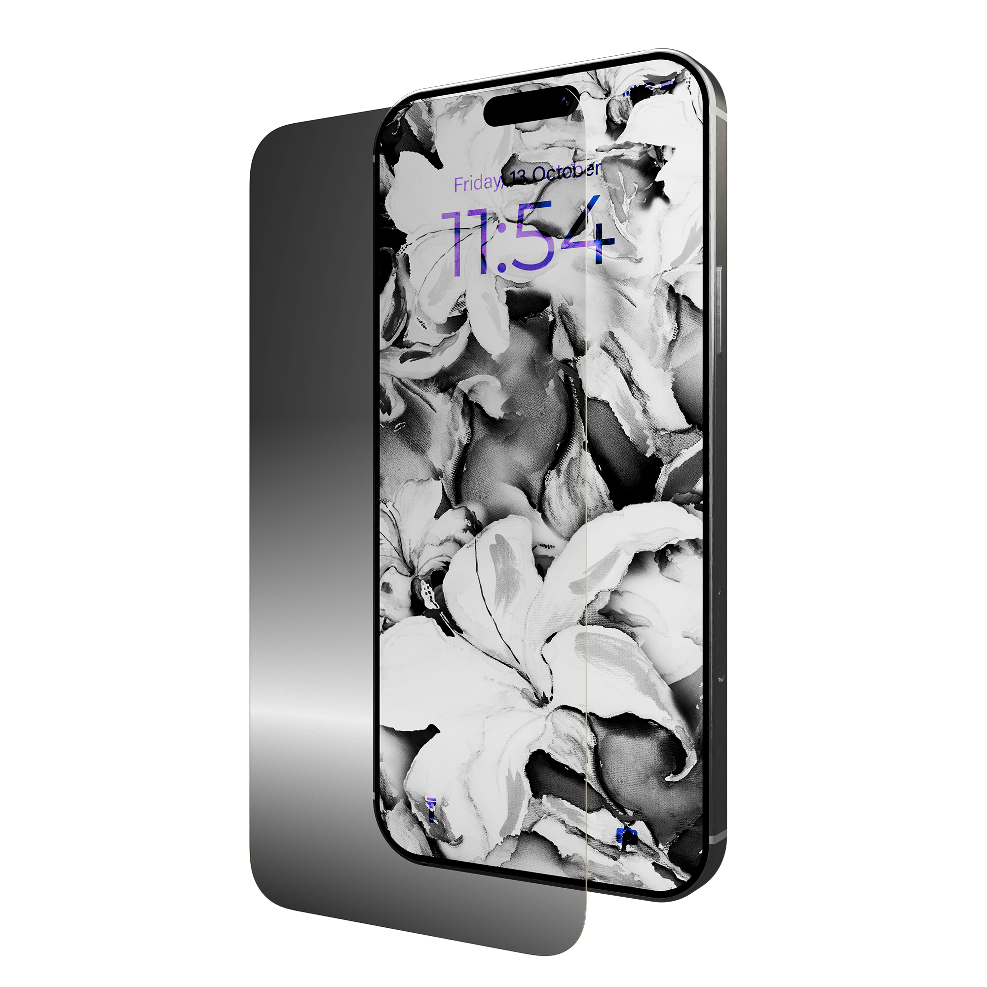 Privacy Glass for iPhone 16e/17e w/ Alignment tray and Anti-Microbial