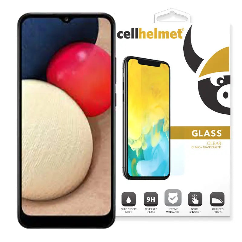 cellhelmet Tempered Glass for Galaxy A02S