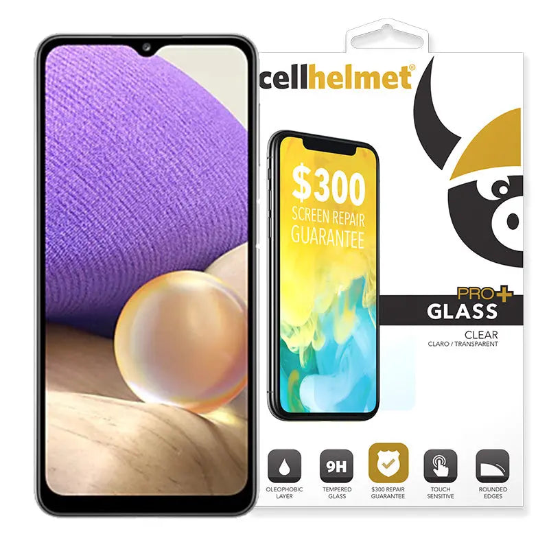 cellhelmet Tempered Glass for Galaxy A12 with Insurance