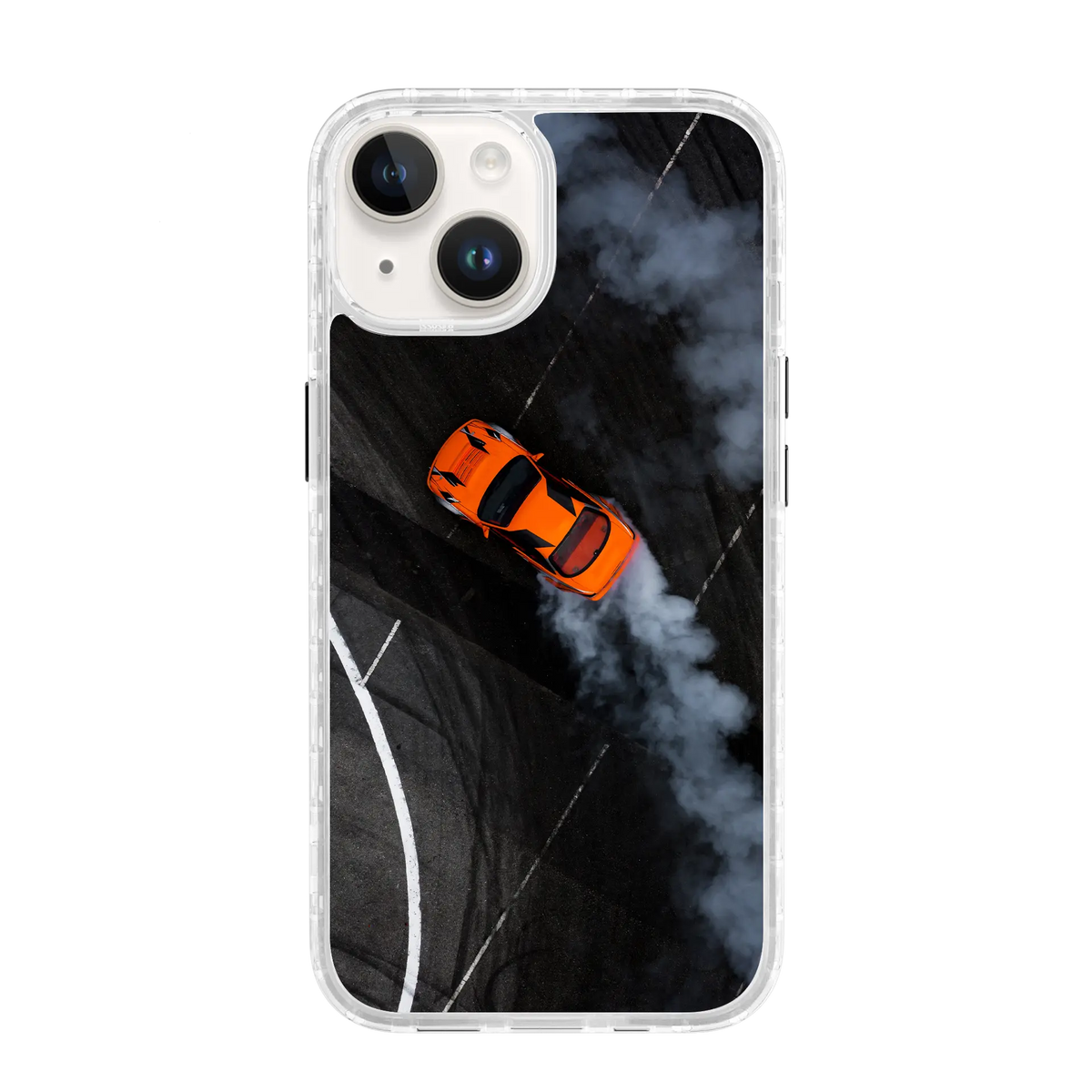 AppleiPhone14PlusBlazeOrange Seoul Sliding | Burning Rubber Series | Custom MagSafe Case Design for Apple iPhone 14 Series cellhelmet cellhelmet