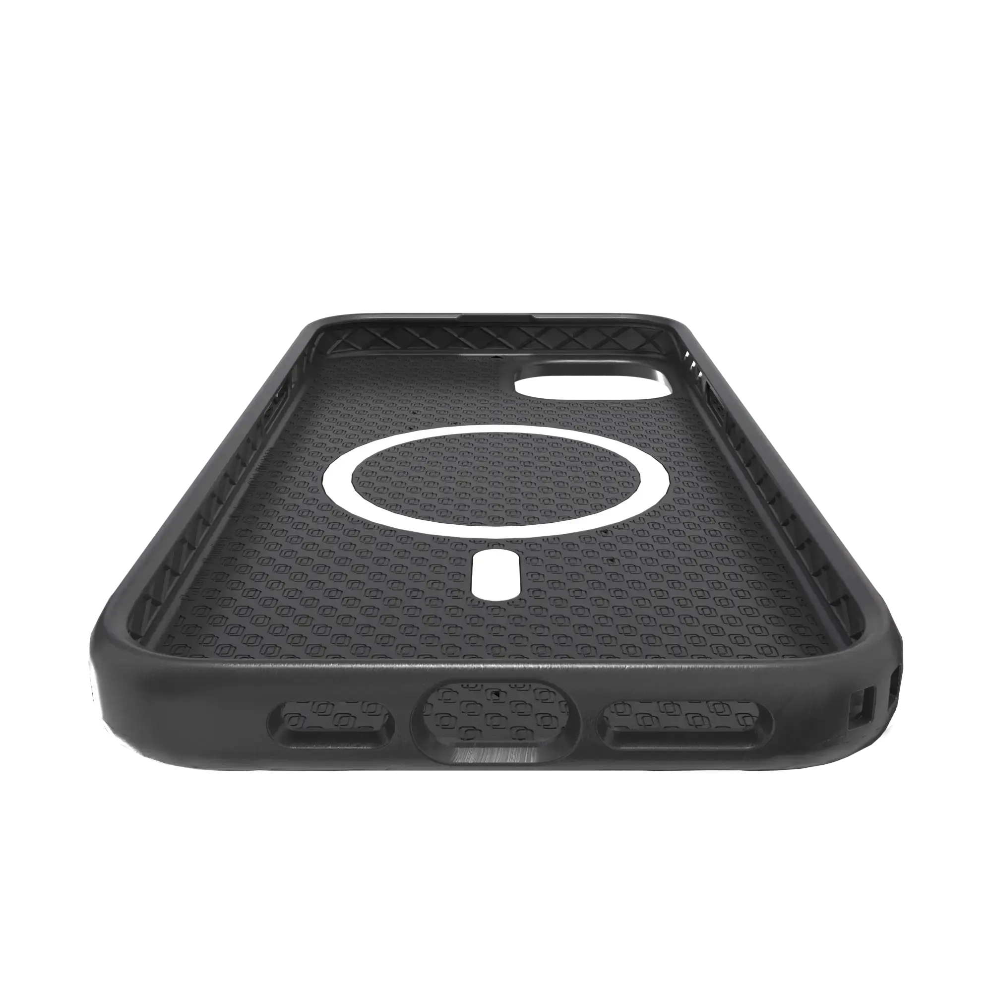 Shock-Absorbent Magsafe® Case for Apple iPhone 15 Plus | Onyx Black | Fortitude Series