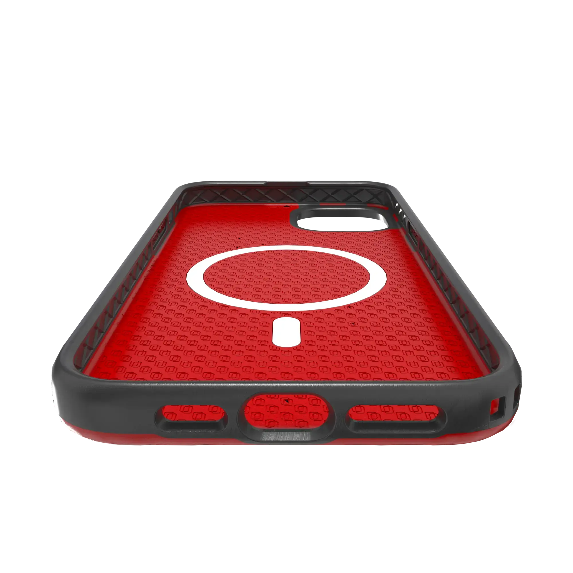 Shock-Absorbent Magsafe® Case for Apple iPhone 15 Plus | Scarlet Red | Fortitude Series