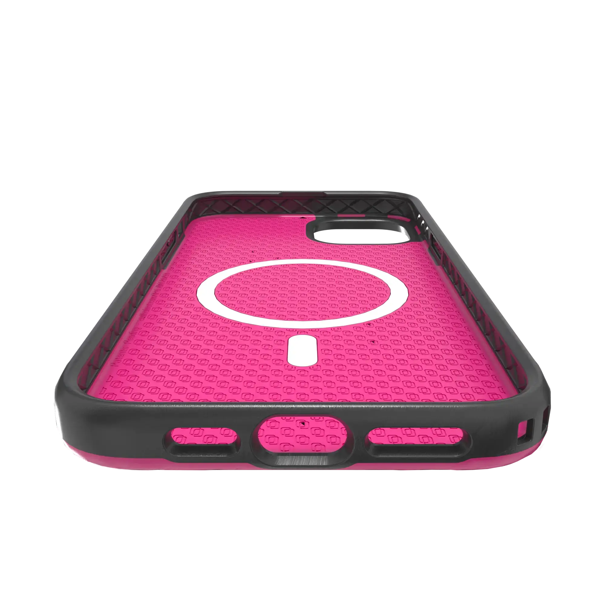 Shock-Absorbent Magsafe® Case for Apple iPhone 15 Plus | Vivid Magenta | Fortitude Series