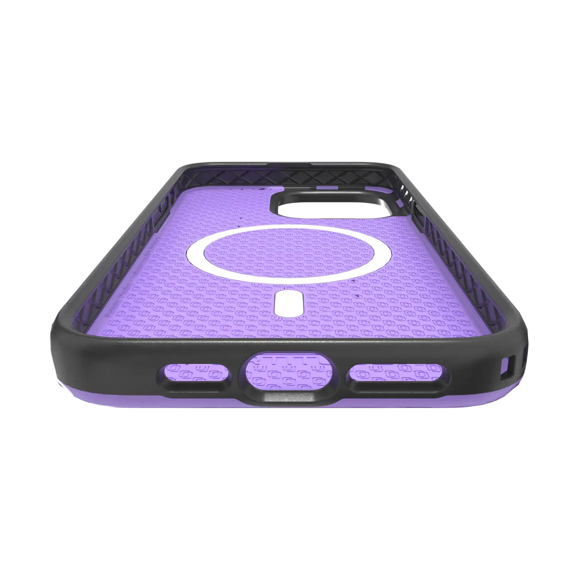 Shock-Absorbent Magsafe® Case for Apple iPhone 15 Pro Max | Midnight Lilac | Fortitude Series