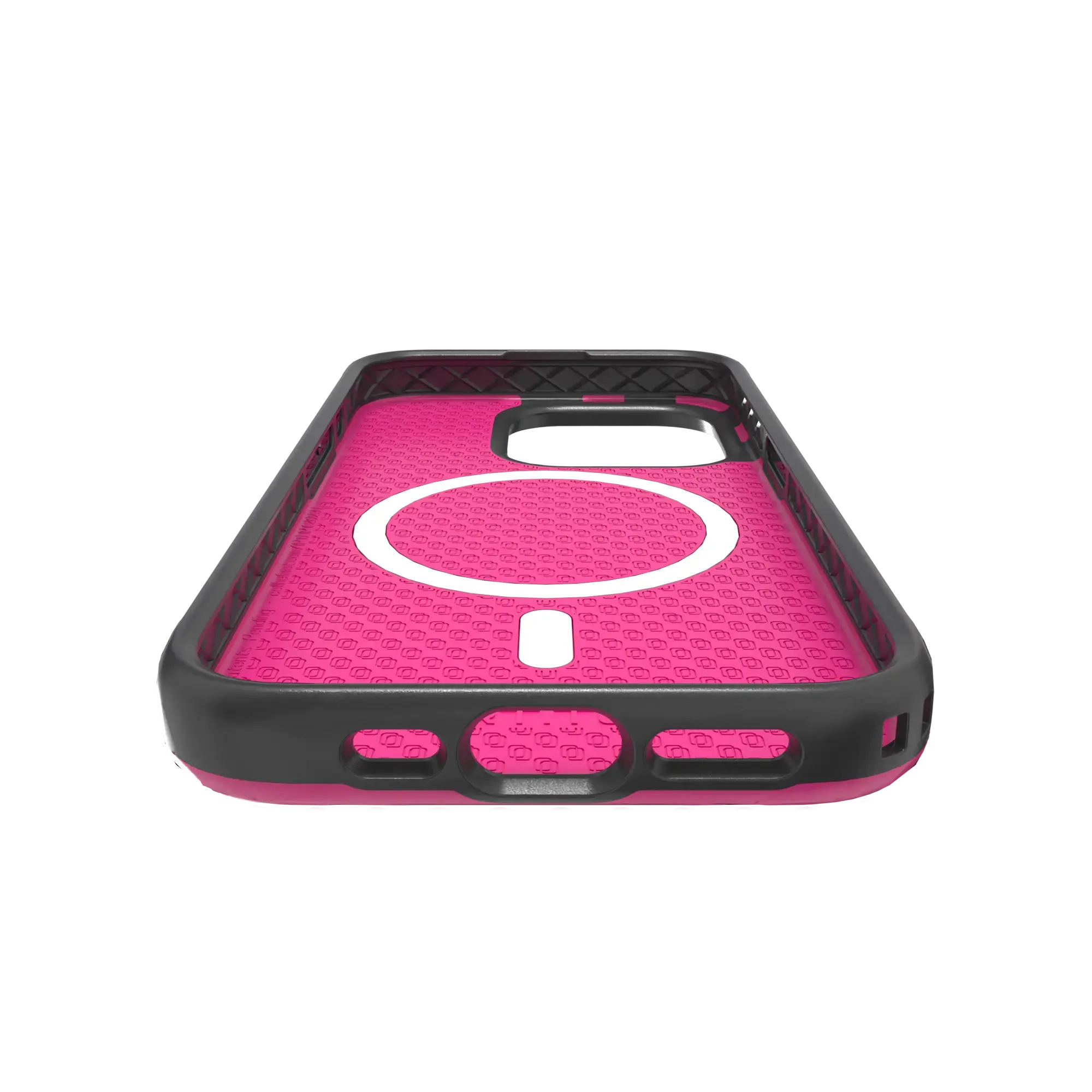 Shock-Absorbent Magsafe® Case for Apple iPhone 15 Pro | Vivid Magenta | Fortitude Series