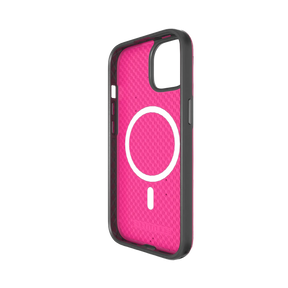 Shock-Absorbent Magsafe® Case for Apple iPhone 15 | Vivid Magenta | Fortitude Series