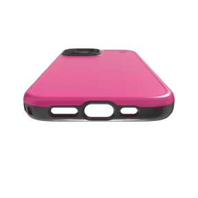 Shock-Absorbent Magsafe® Case for Apple iPhone 15 | Vivid Magenta | Fortitude Series