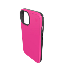 Shock-Absorbent Magsafe® Case for Apple iPhone 15 | Vivid Magenta | Fortitude Series