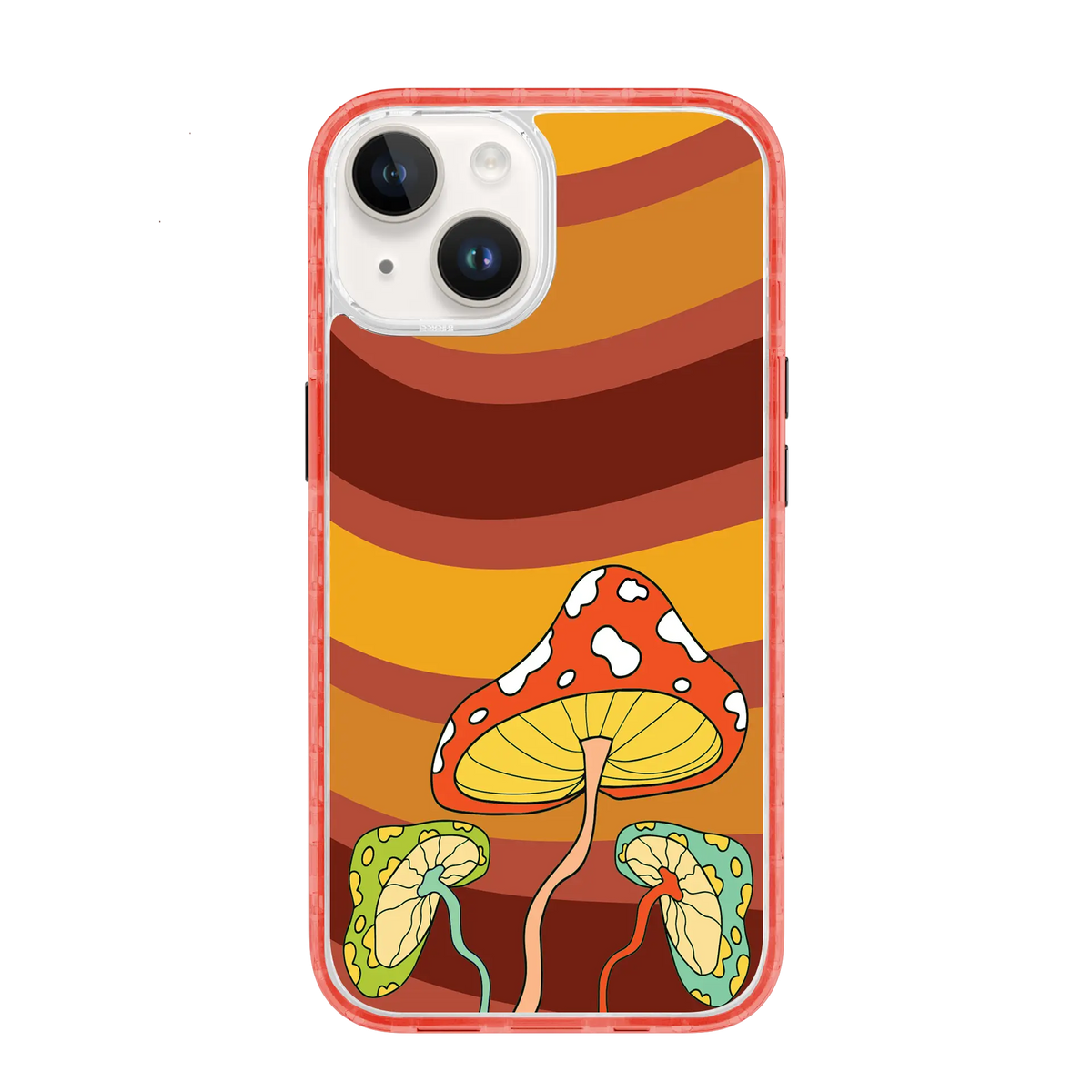 AppleiPhone14TurboRed Shroom Dance | That 70's Case Series | Custom MagSafe Case Design for Apple iPhone 14 Series cellhelmet cellhelmet