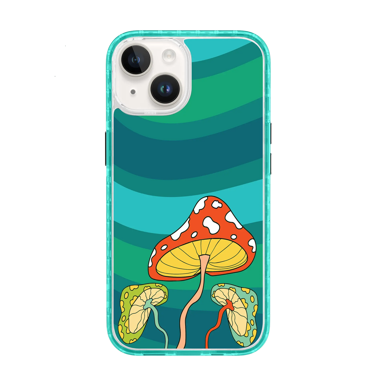 AppleiPhone14SeafoamGreen Shroom Dance | That 70's Case Series | Custom MagSafe Case Design for Apple iPhone 14 Series cellhelmet cellhelmet