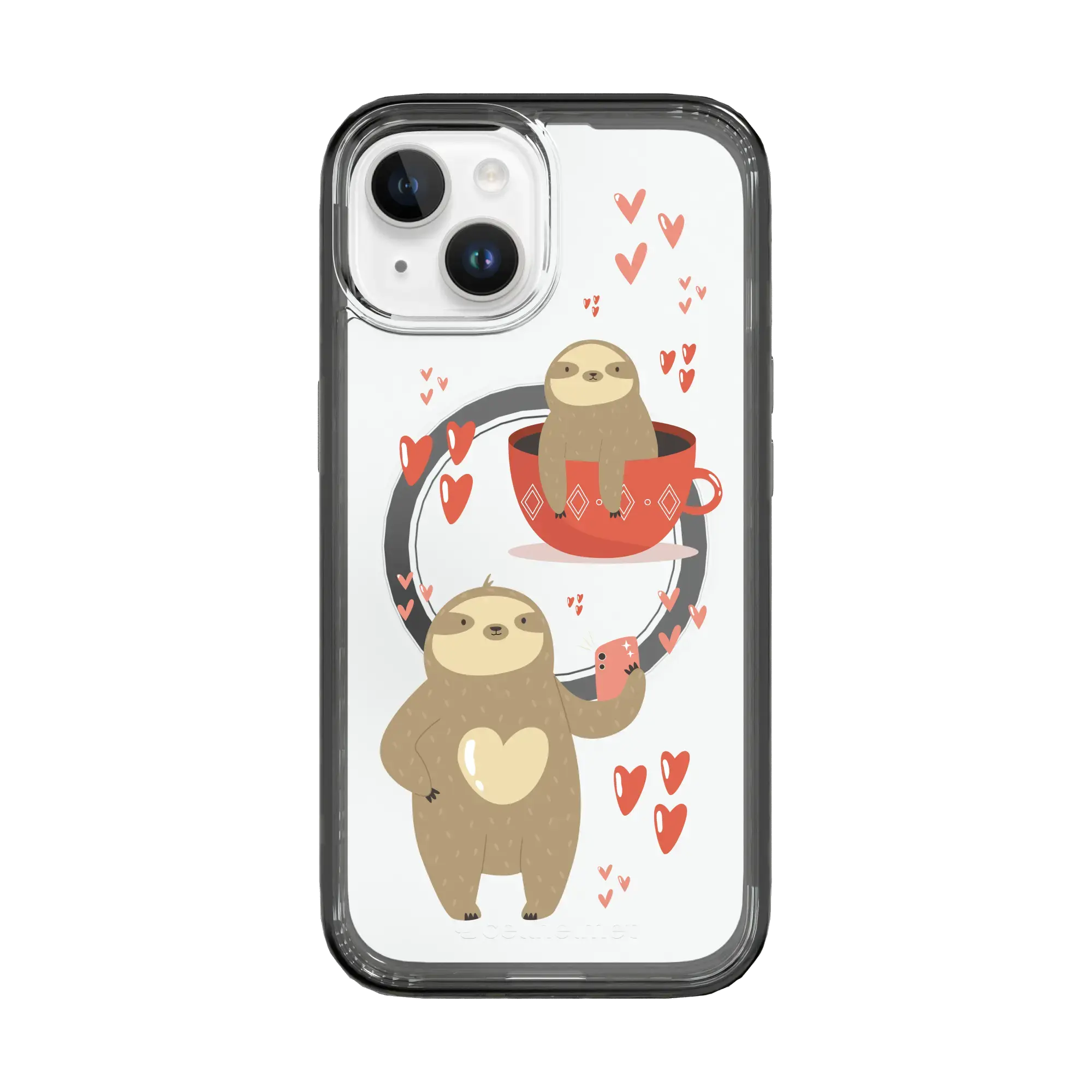 Sloth Haven | Friendly Sloths Series | Custom MagSafe Case Design for Apple iPhone 15 Series