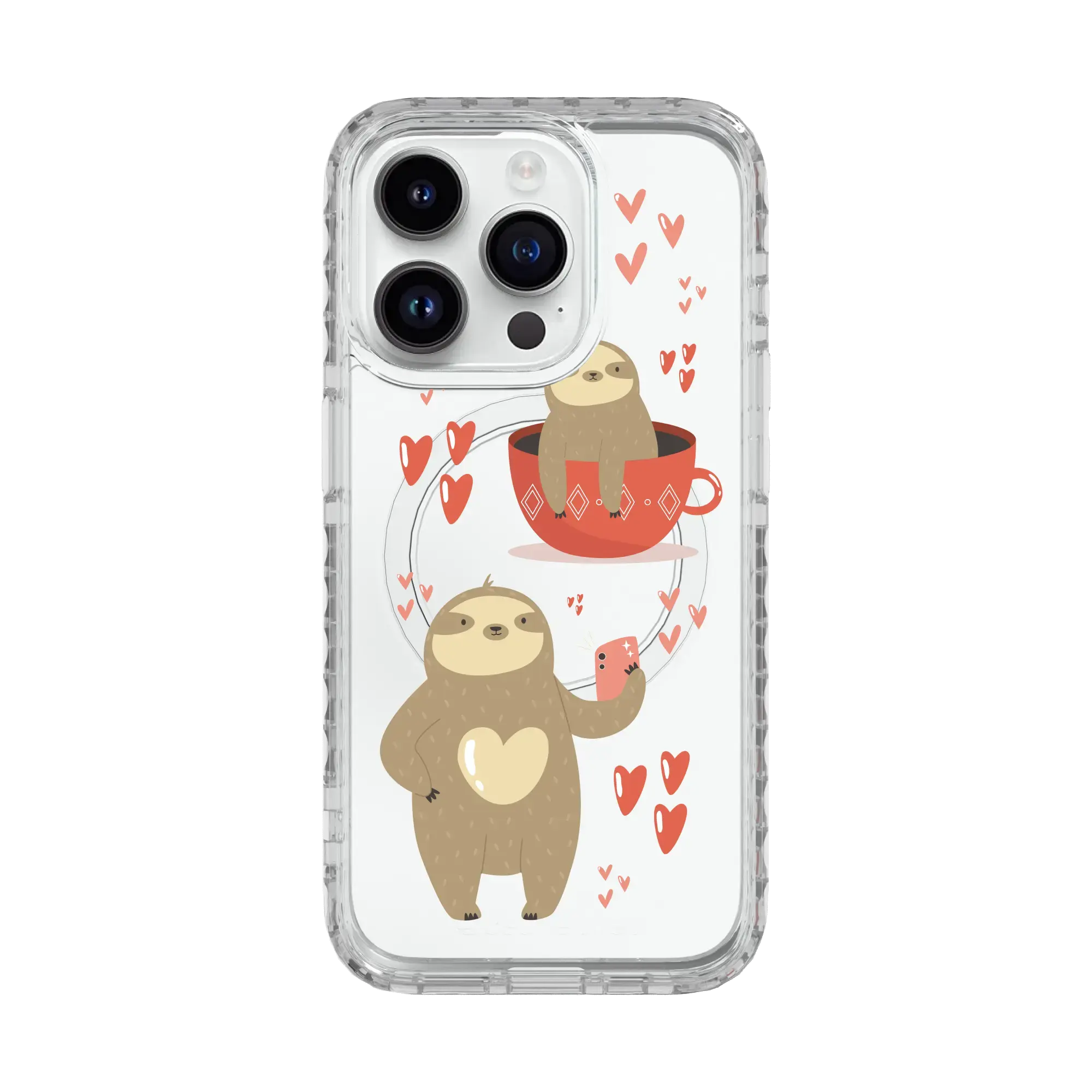 Sloth Haven | Friendly Sloths Series | Custom MagSafe Case Design for Apple iPhone 15 Series