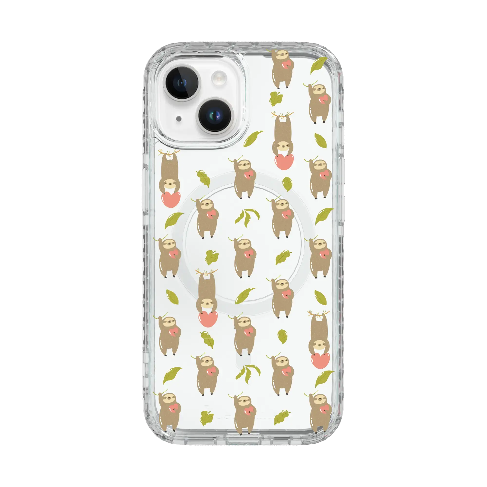 Slothy Vibes | Friendly Sloths Series | Custom MagSafe Case Design for Apple iPhone 15 Series