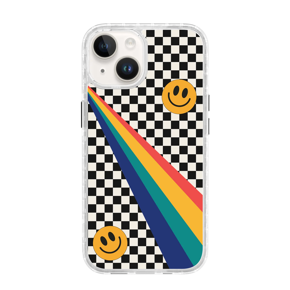 AppleiPhone14CrystalClear Snap Happy | That 70's Case Series | Custom MagSafe Case Design for Apple iPhone 14 Series cellhelmet cellhelmet
