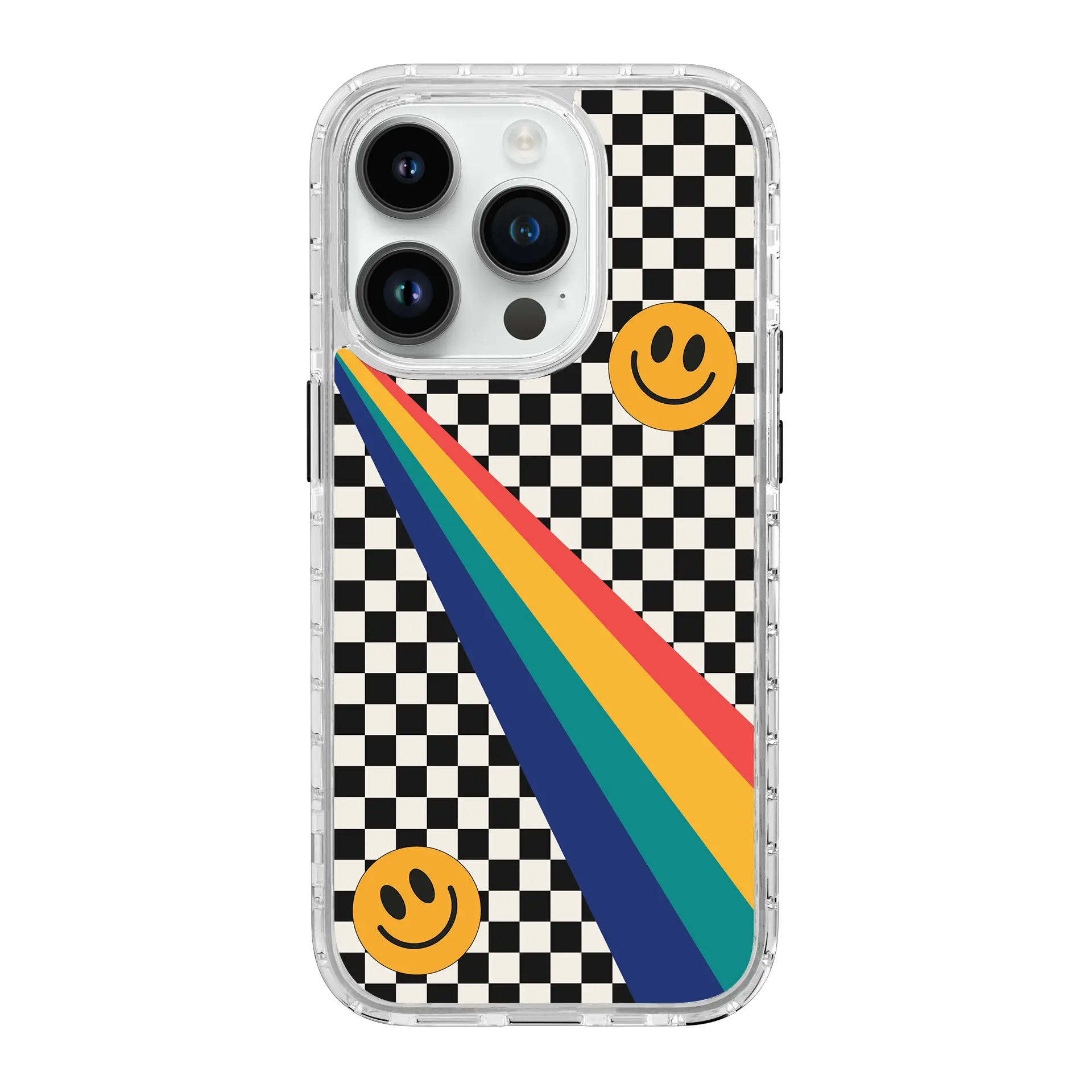 AppleiPhone14ProCrystalClear Snap Happy | That 70's Case Series | Custom MagSafe Case Design for Apple iPhone 14 Series cellhelmet cellhelmet