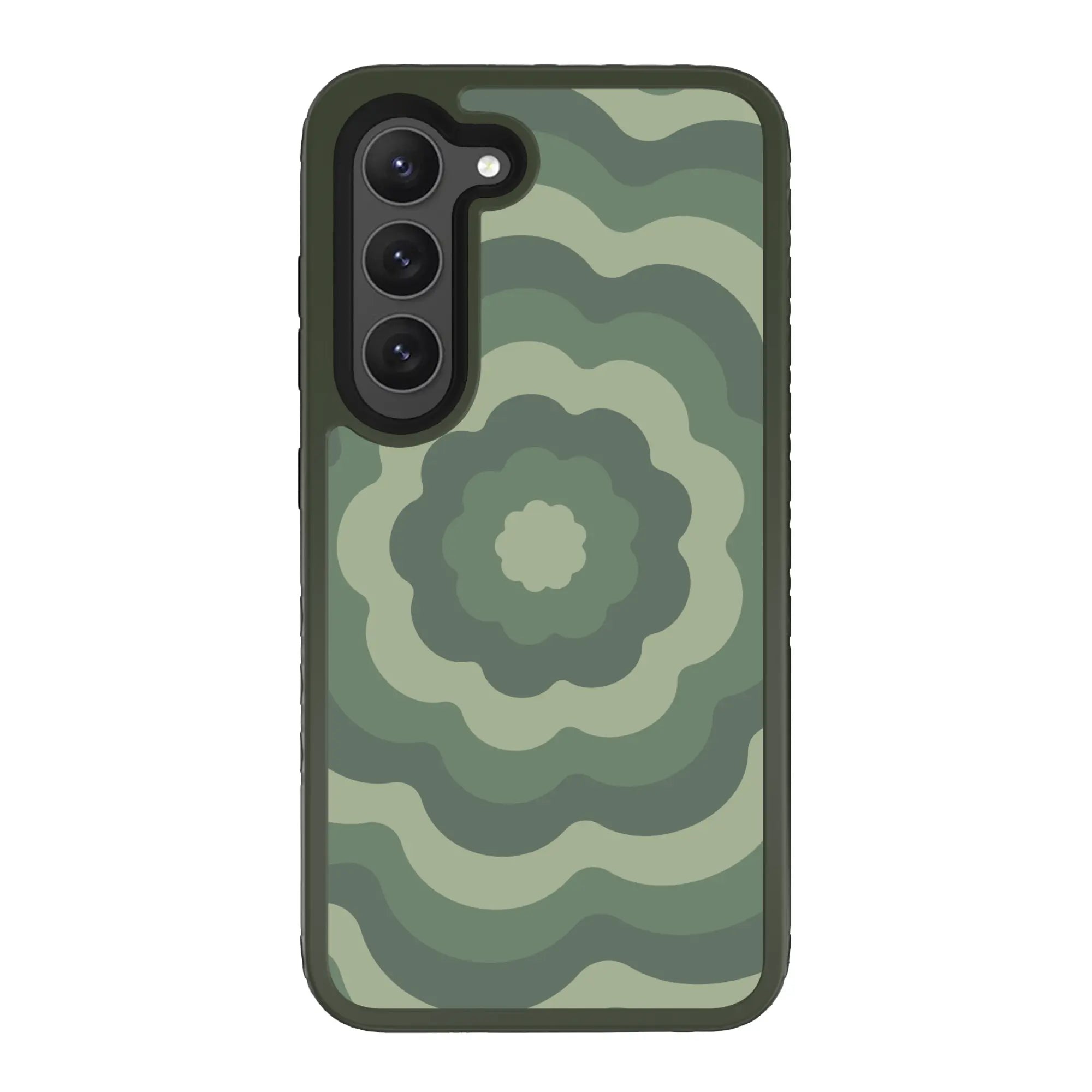 SamsungGalaxyS23PlusOliveDrabGreen Starry Blossoms | Cosmic Crush Series | Custom Dual Layer Case Design for Galaxy S23 Series cellhelmet cellhelmet