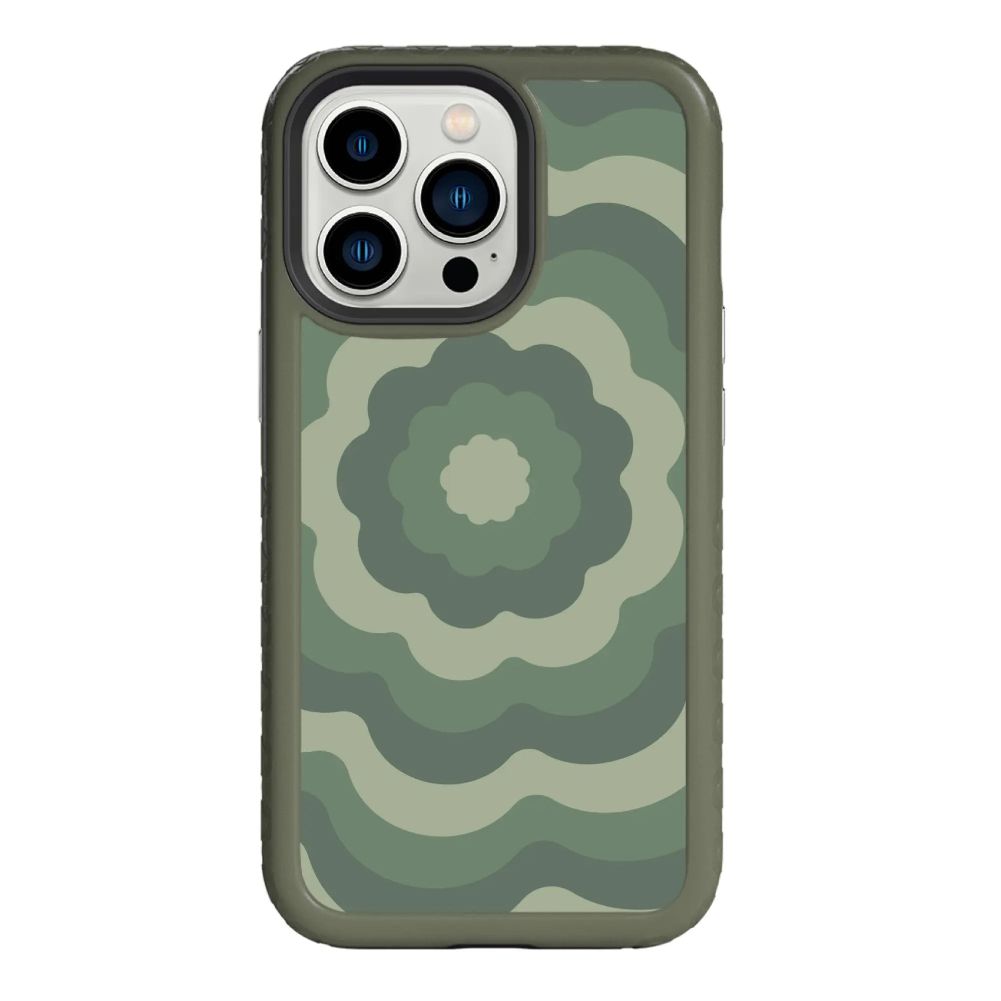 AppleiPhone13ProOliveDrabGreen Starry Blossoms | Cosmic Crush Series | Custom Dual Layer Case Design for iPhone 13 Series cellhelmet cellhelmet