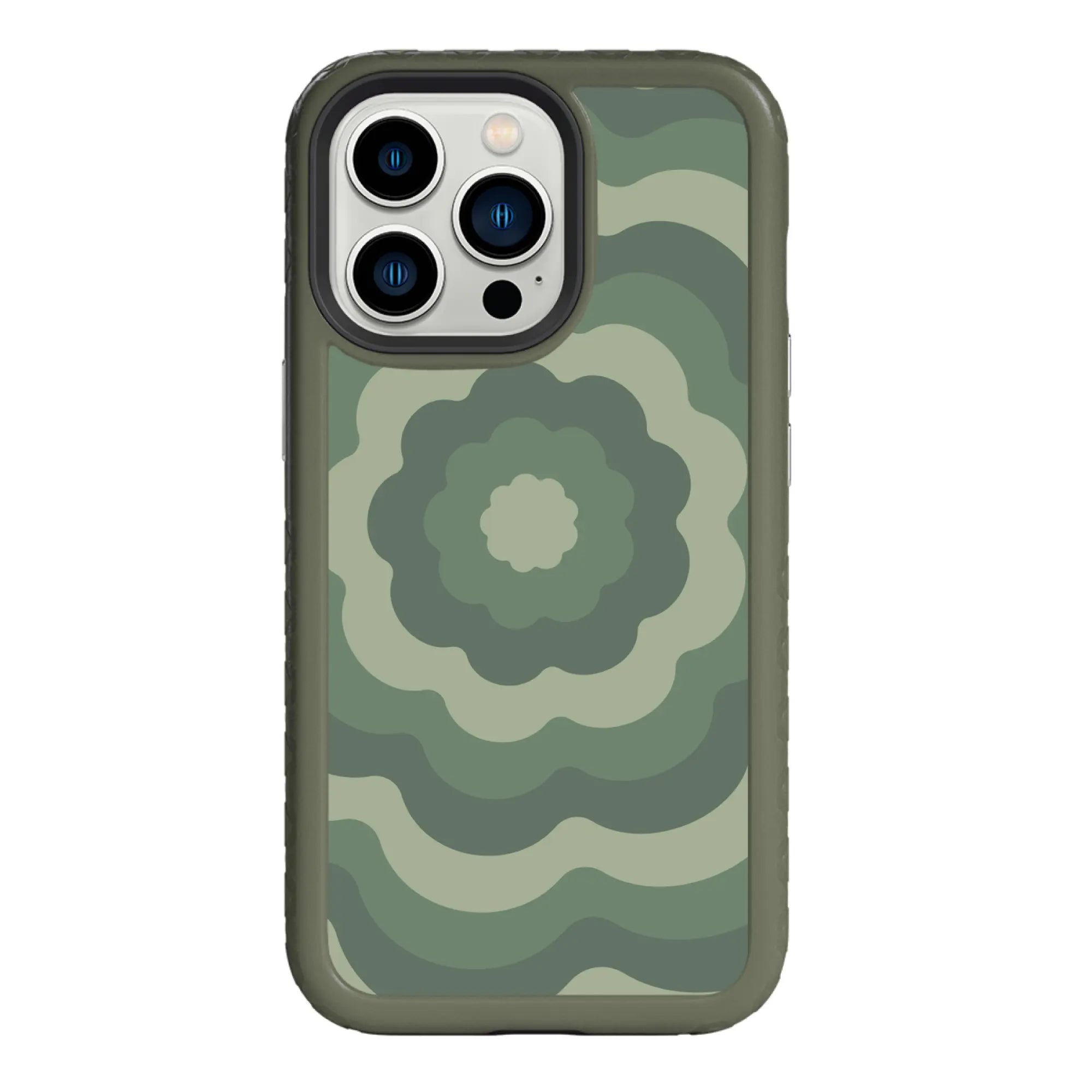AppleiPhone13ProOliveDrabGreen Starry Blossoms | Cosmic Crush Series | Custom Dual Layer Case Design for iPhone 13 Series cellhelmet cellhelmet