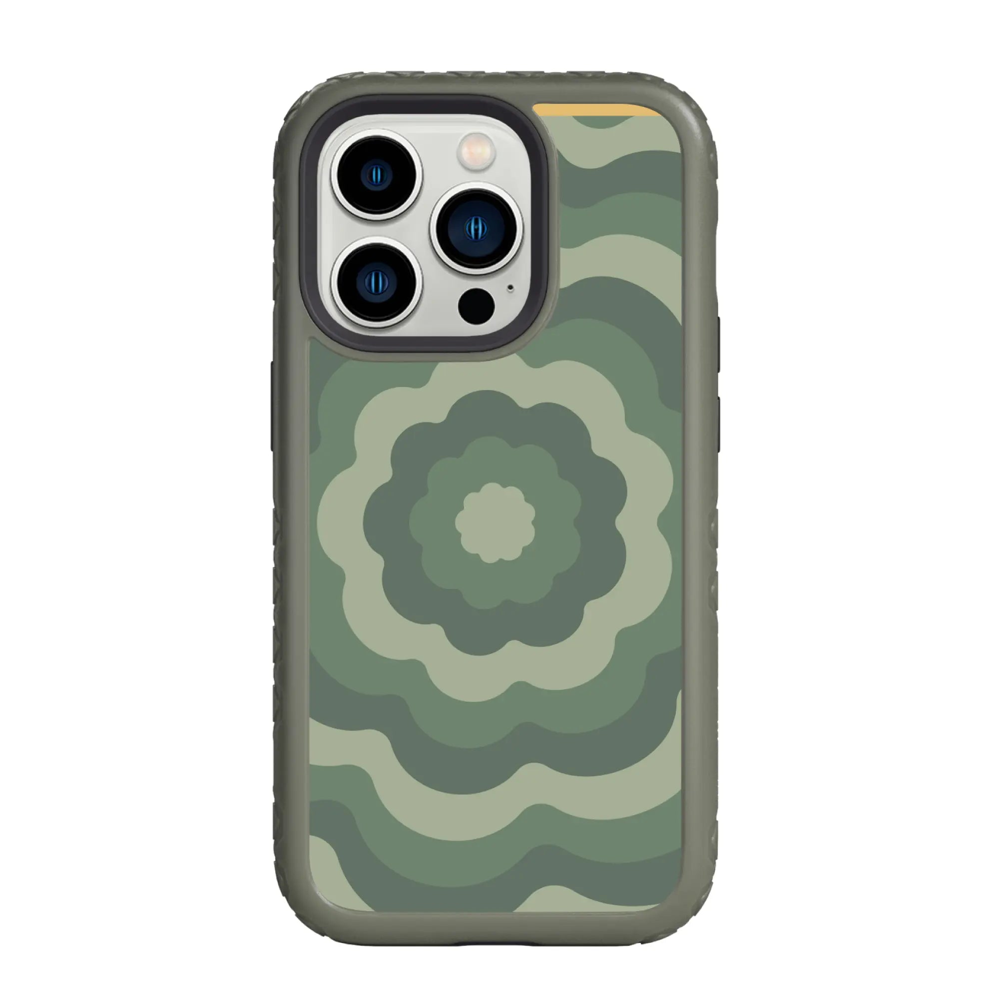 AppleiPhone14ProOliveDrabGreen Starry Blossoms | Cosmic Crush Series | Custom Dual Layer Case Design for iPhone 14 Series cellhelmet cellhelmet